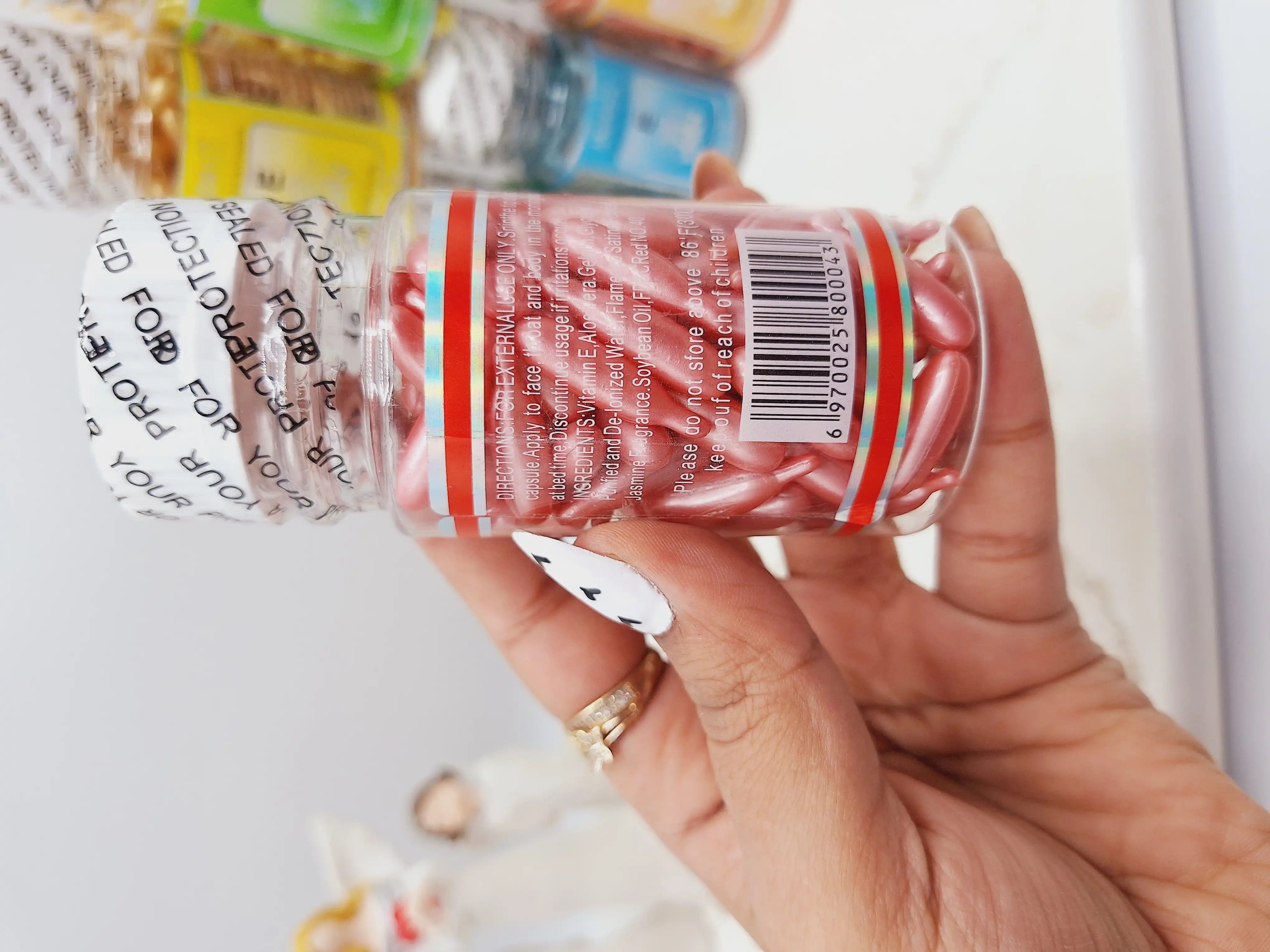 کپسول اتینول 90 تایی ضد چین و چروک صورت و چشم برند ANIMATE کد 0043