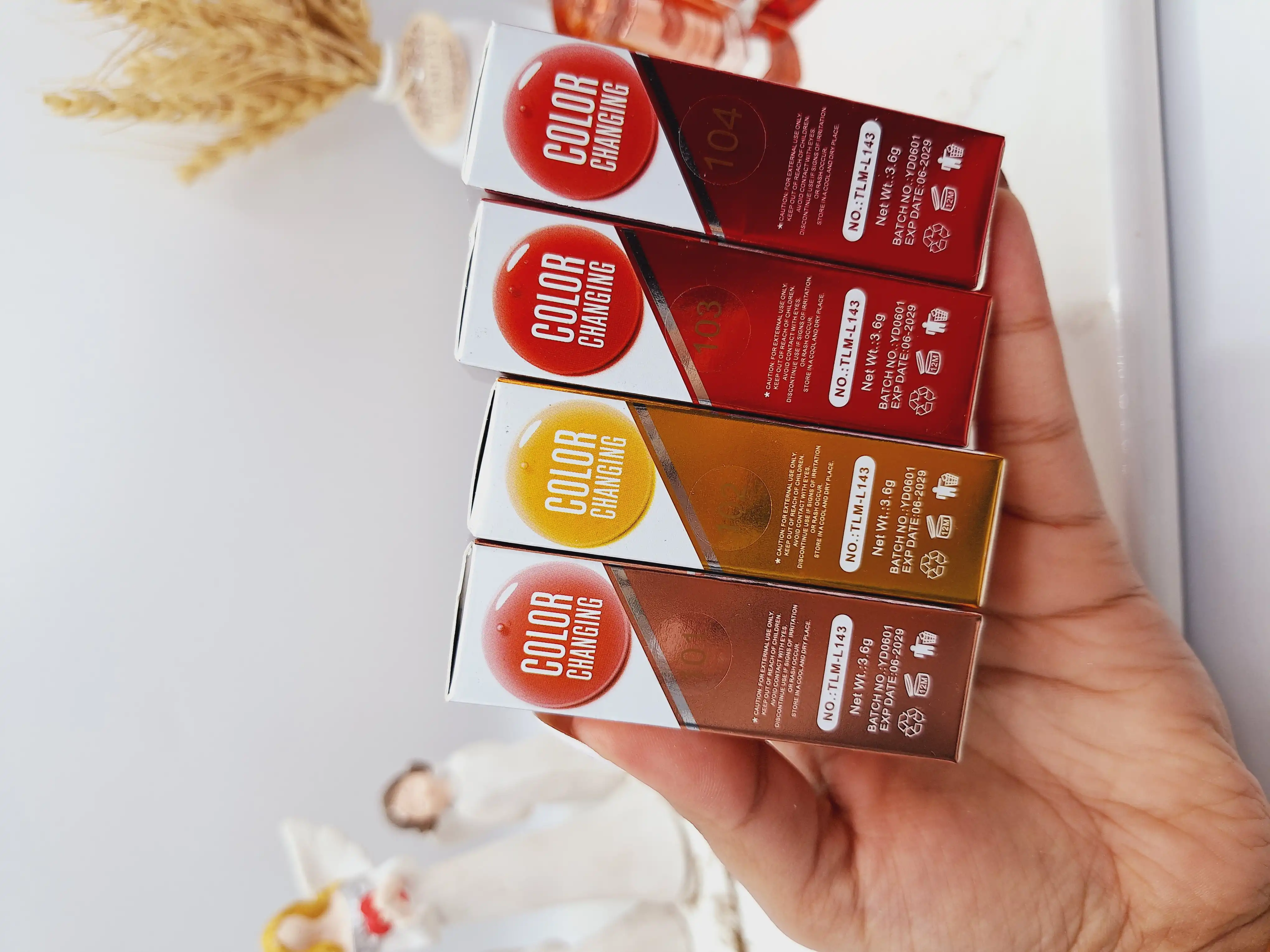 بالم لب حرارتی نرم فوق لاکچری با کيفيت برند تایلامی کد L143