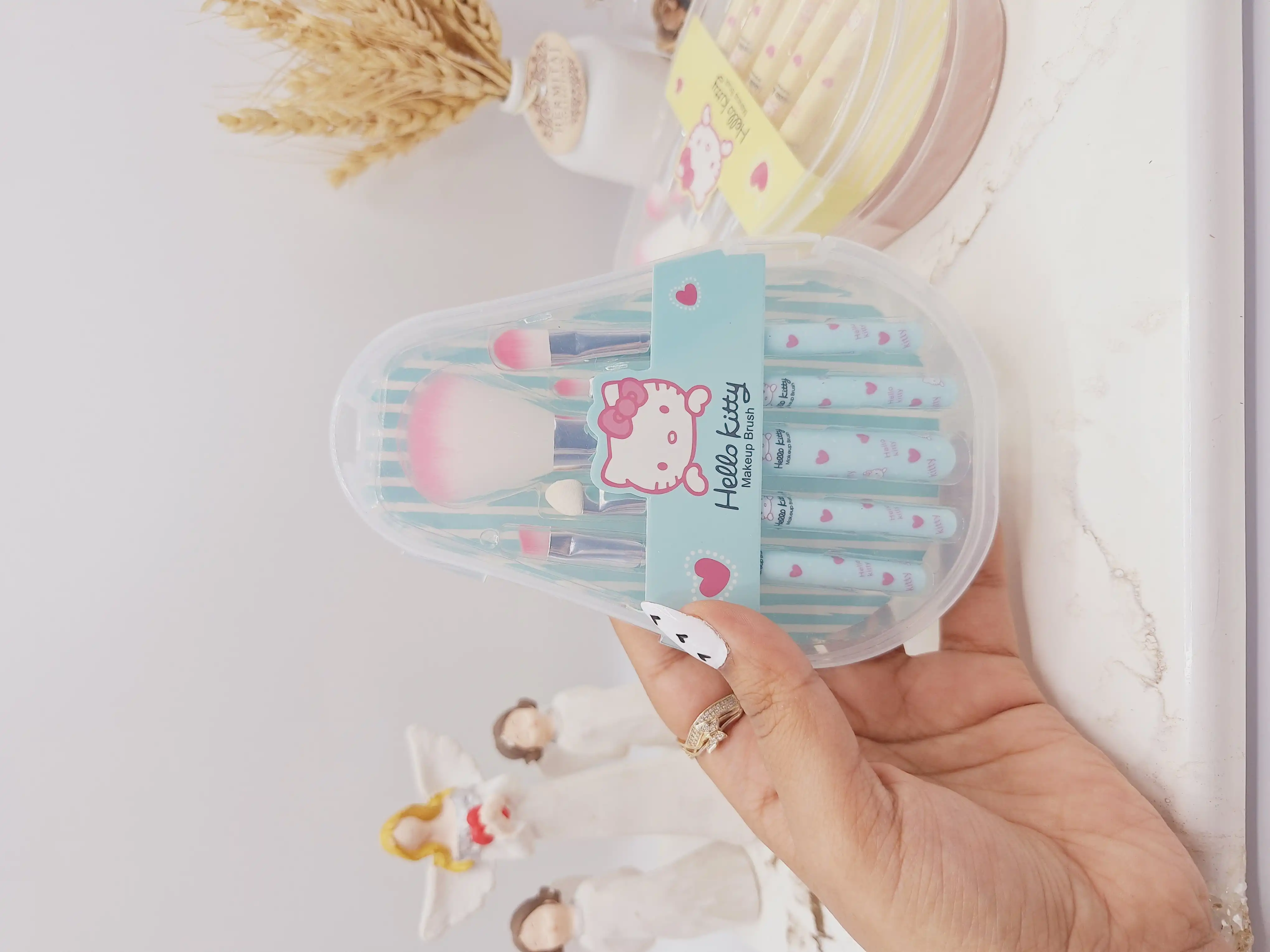 ست براش 5تکه فانتری کیتی بسیار زیبا و دخترونه