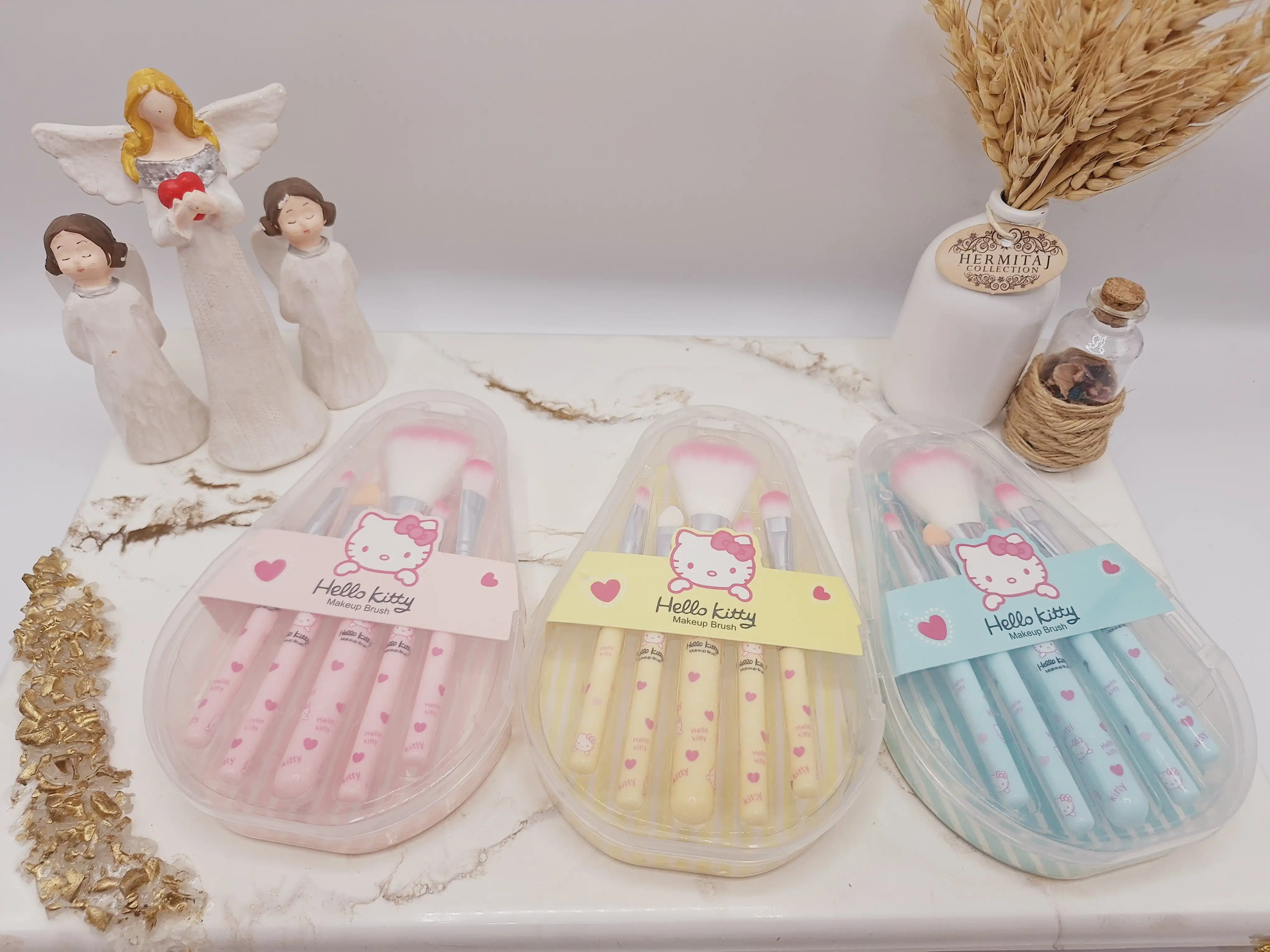 ست براش 5تکه فانتری کیتی بسیار زیبا و دخترونه