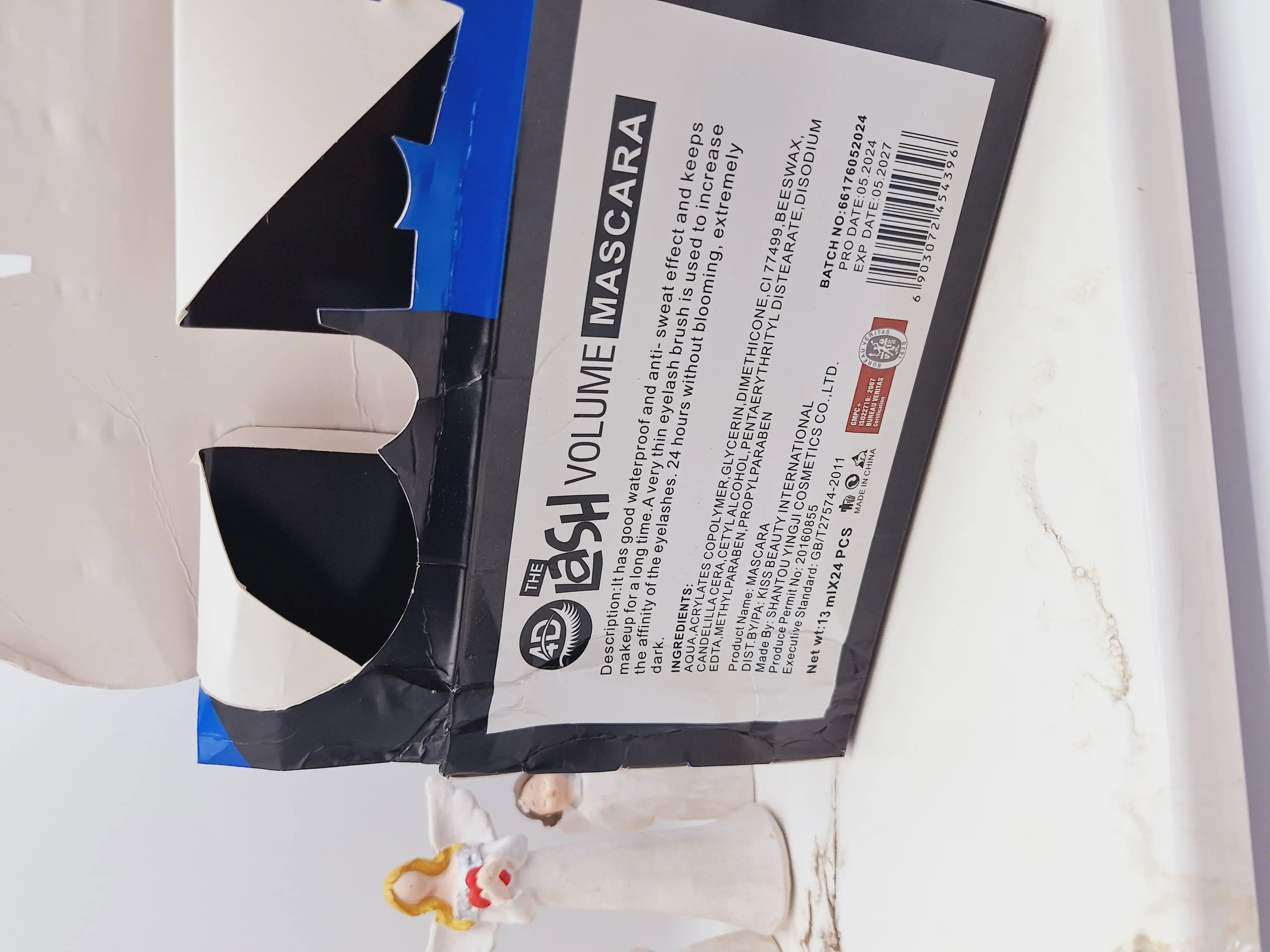 ریمل رنگ آبی برند کیس بیوتی بلند کننده و ضد آب کد NO.66176-03C