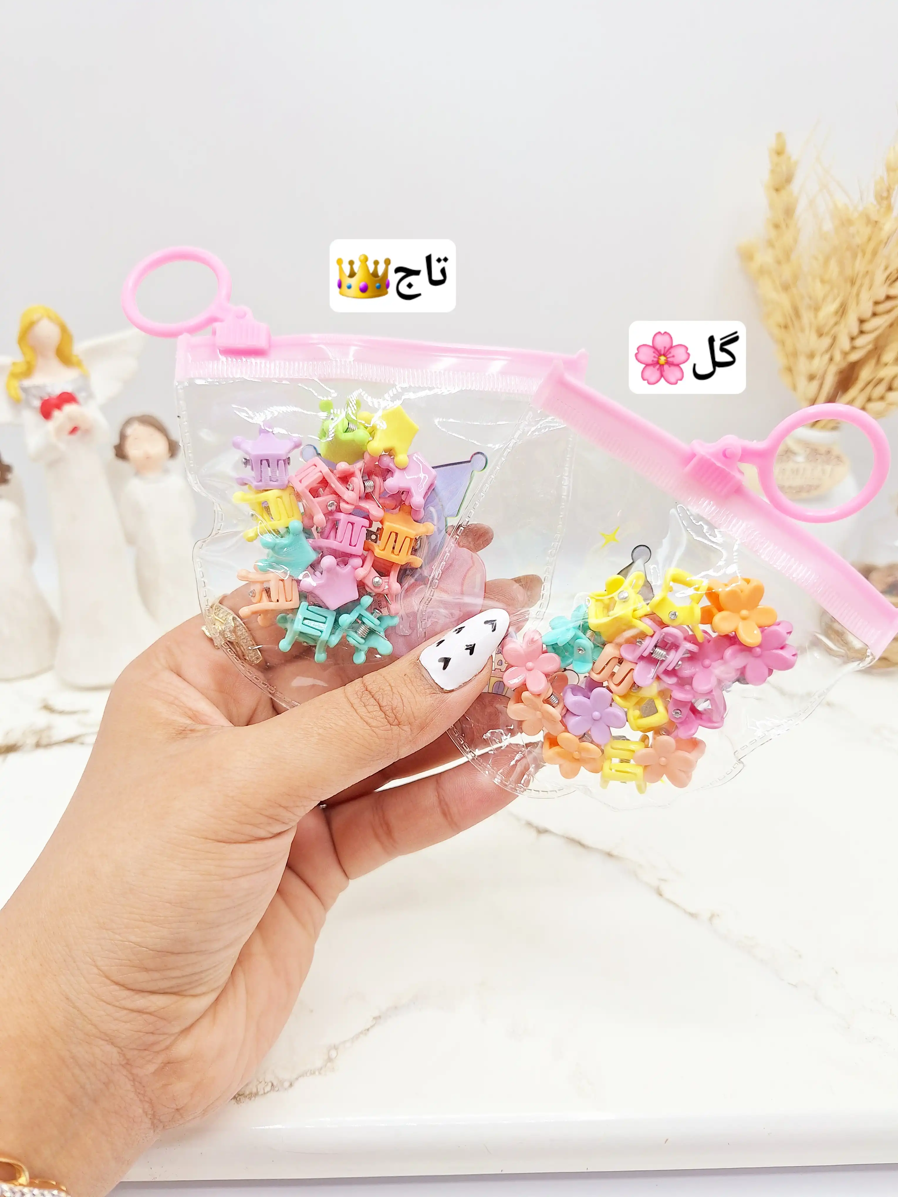 پک کلیپس ریز طرح فانتزی ارسال رندم