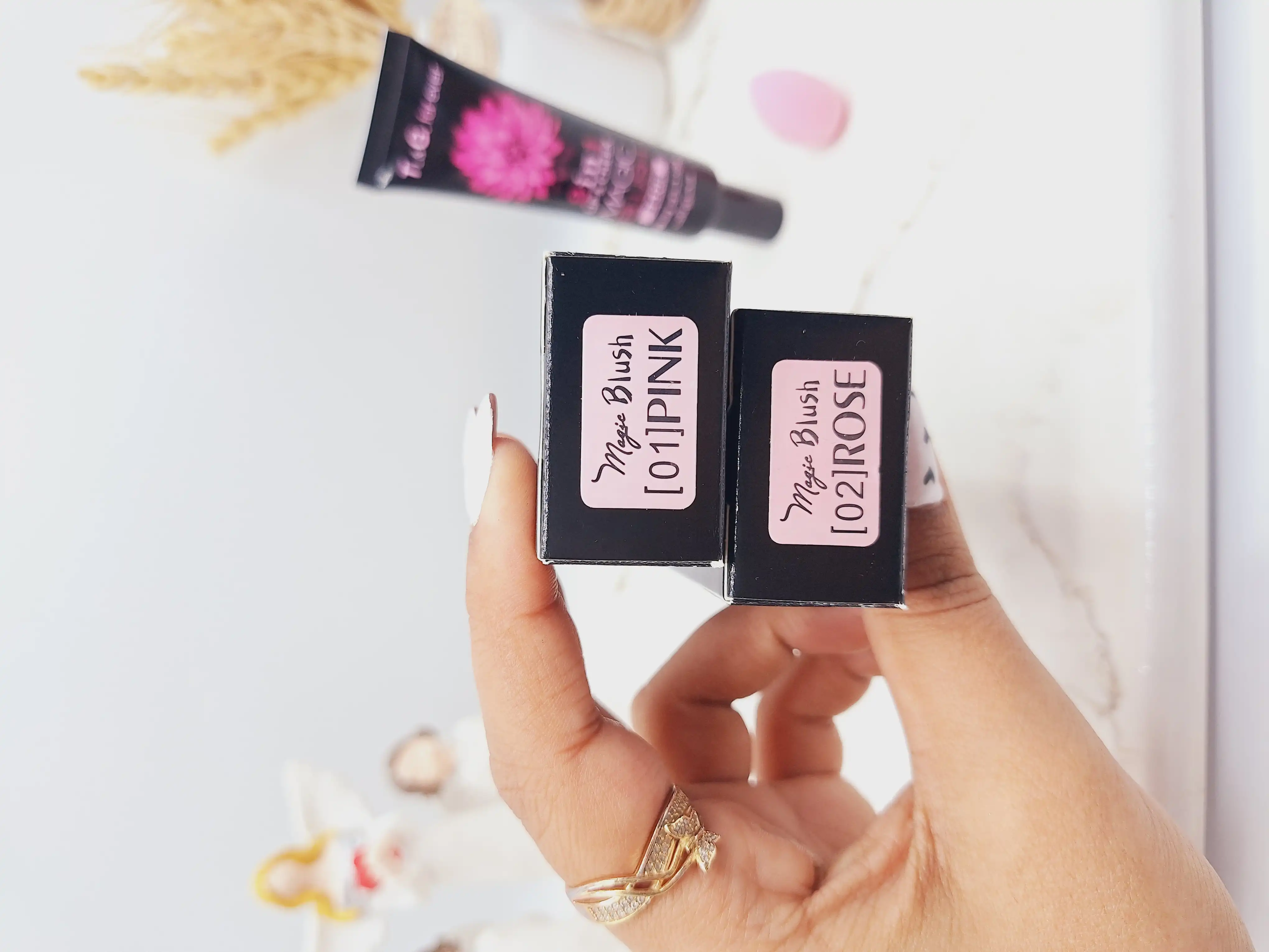 رژ گونه و رژ لب جادویی 36 ساعته ترند همراه پد برند TL&amp;G. for ever کد 063