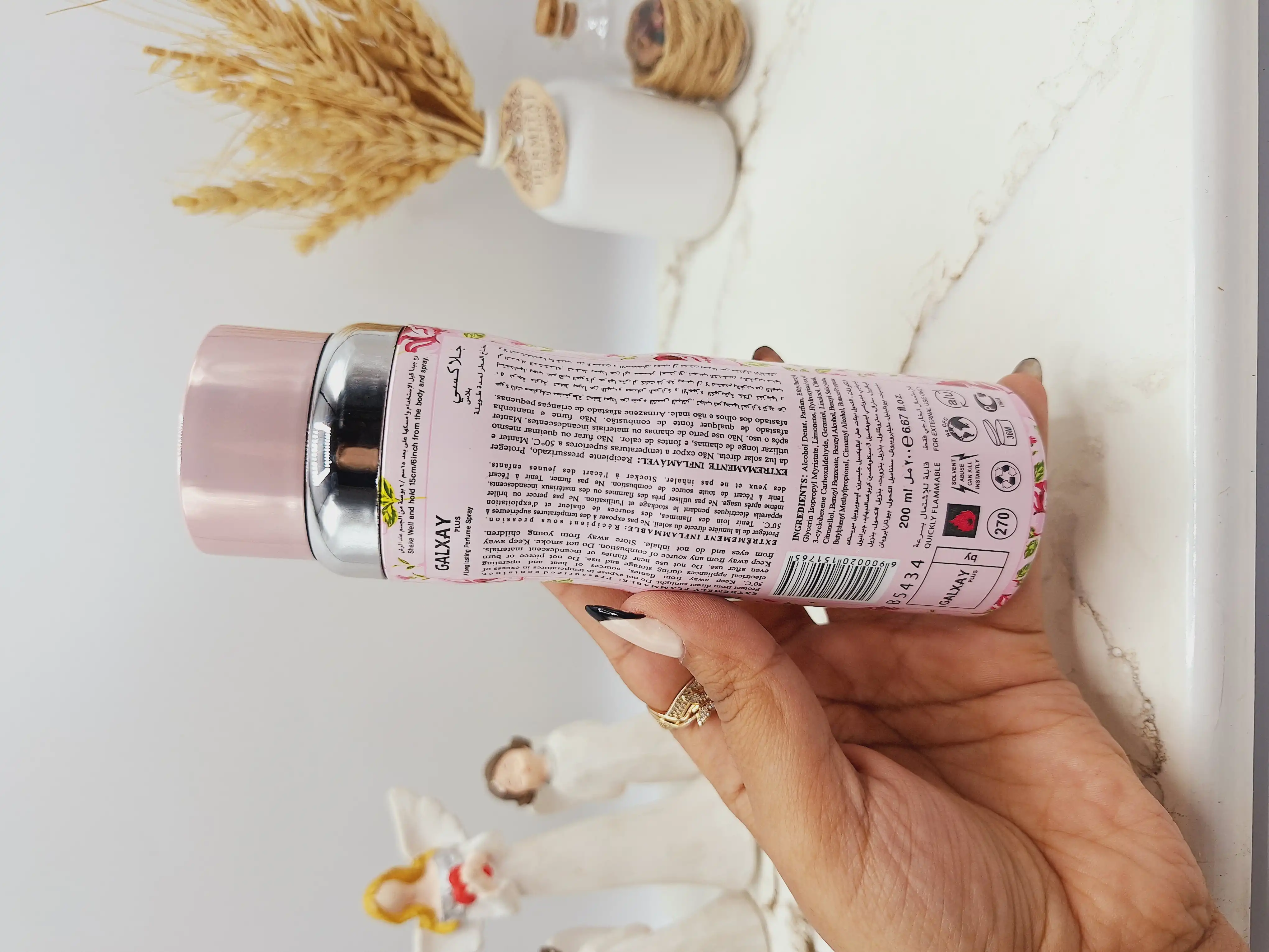 اسپری خوش بو کننده زنانه  مدل DaRLIng برند گلکسی GALXAY کد B5434