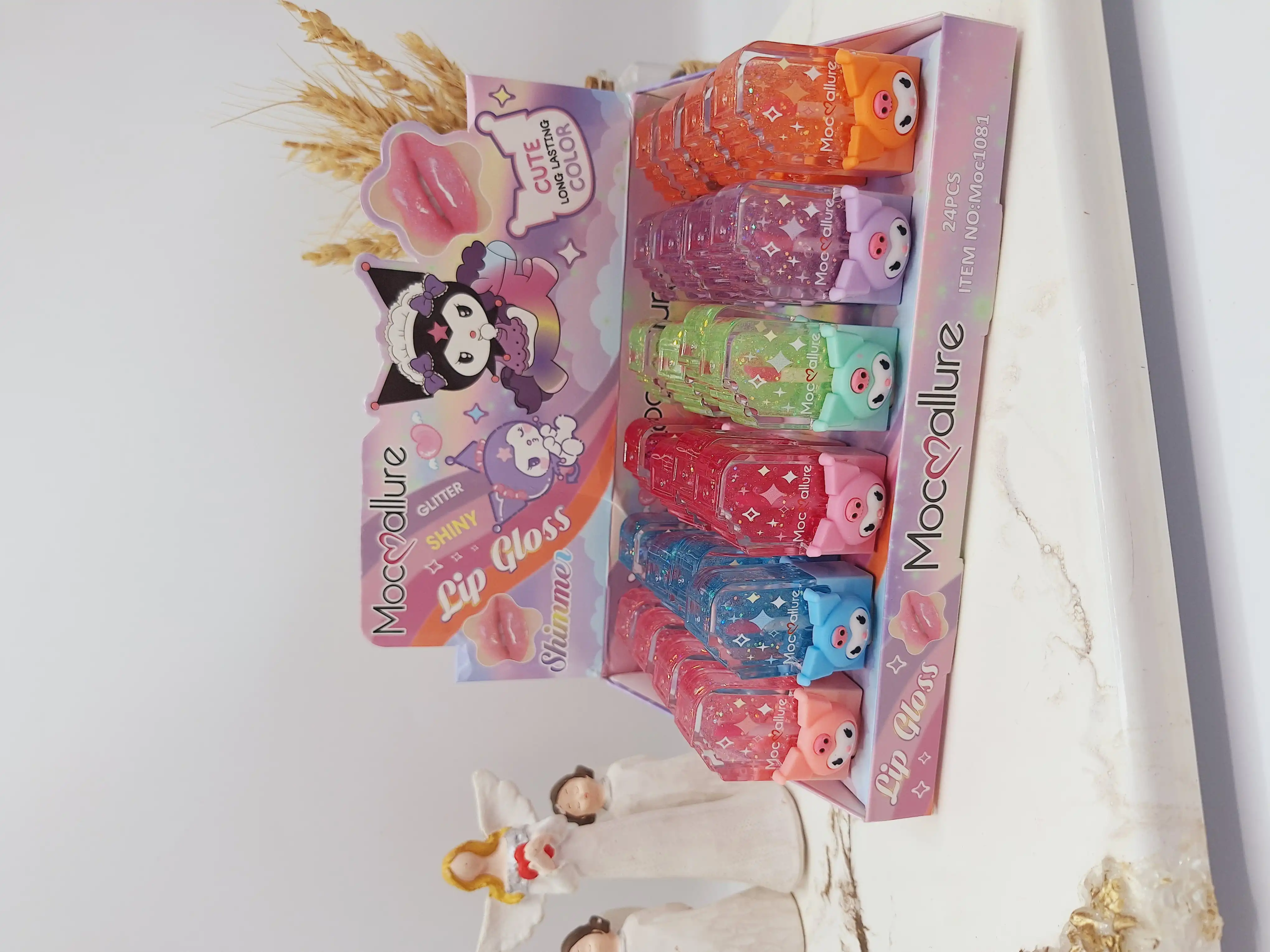 برق لب حرارتی شاین دار بستنی چوبی برند Mocoallure کد Moc1081