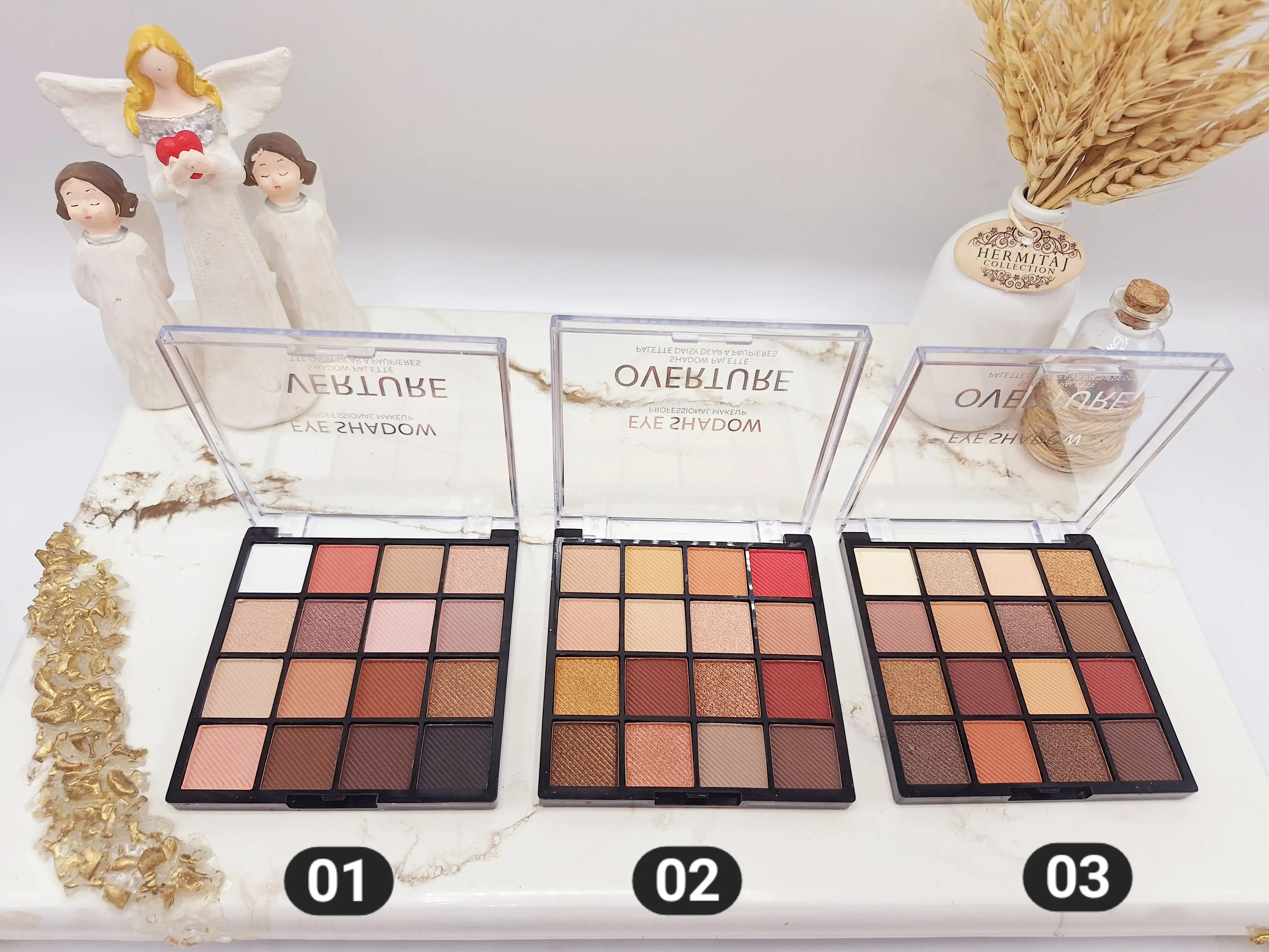 پالت سایه ۱۶ رنگ برند OVERTURE کد OTY003