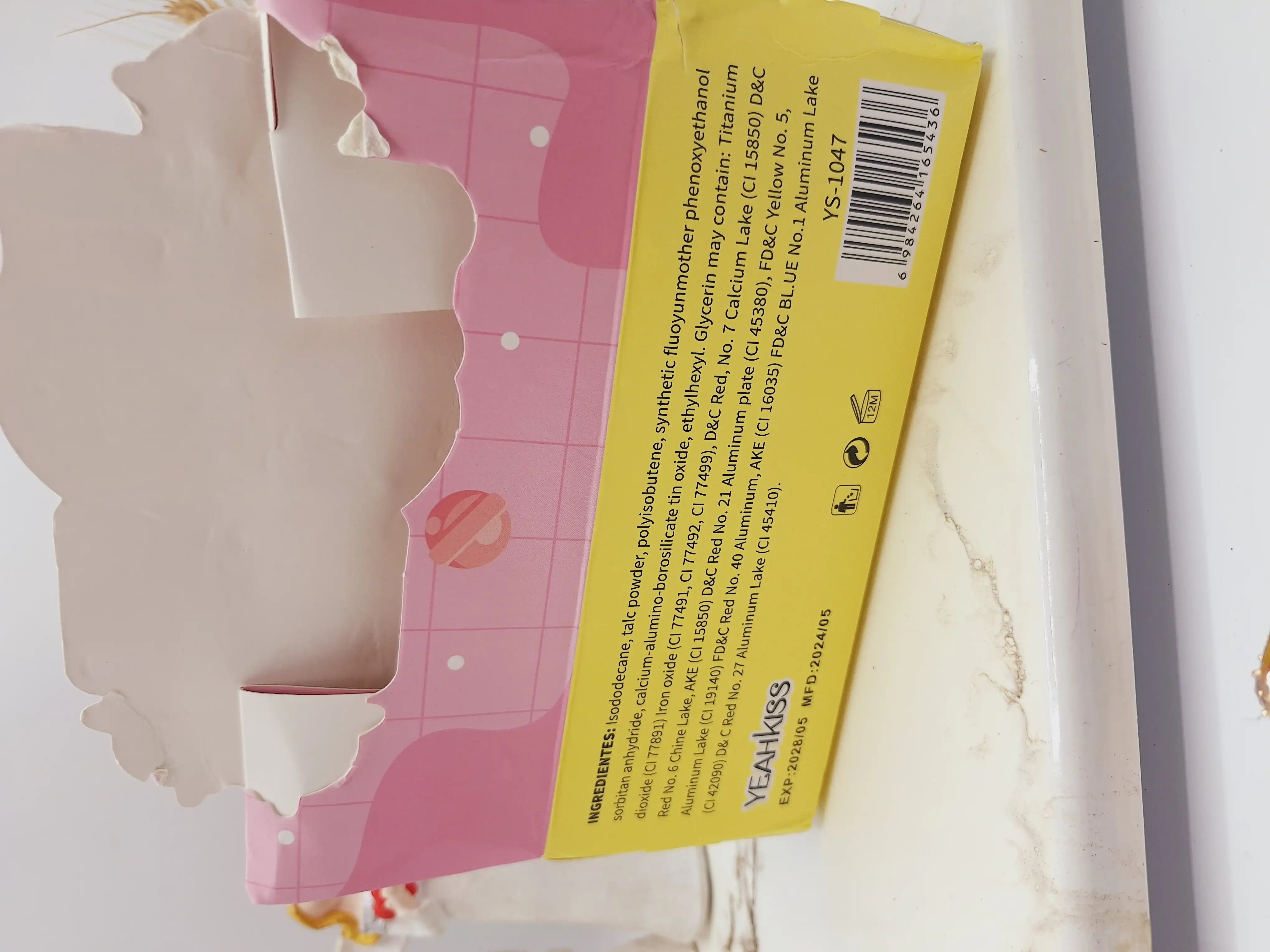 پک 6 عددی لیپ گلاس رژی برند YEAHKISS کد YS_1047