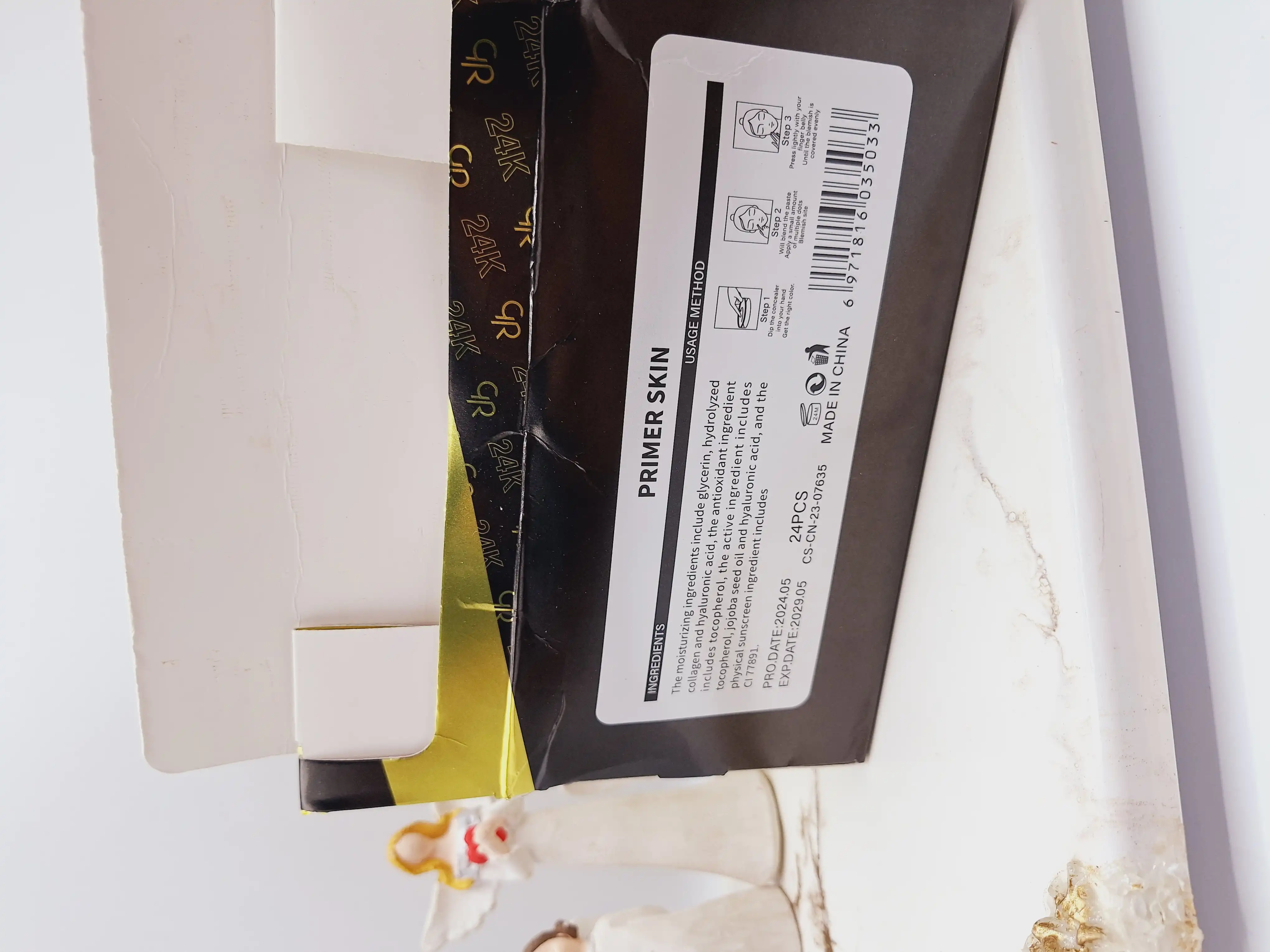 پرایمر تیوپی  طلا ۲۴ عیار  برند GOId&amp;Collaqen کد F_3503