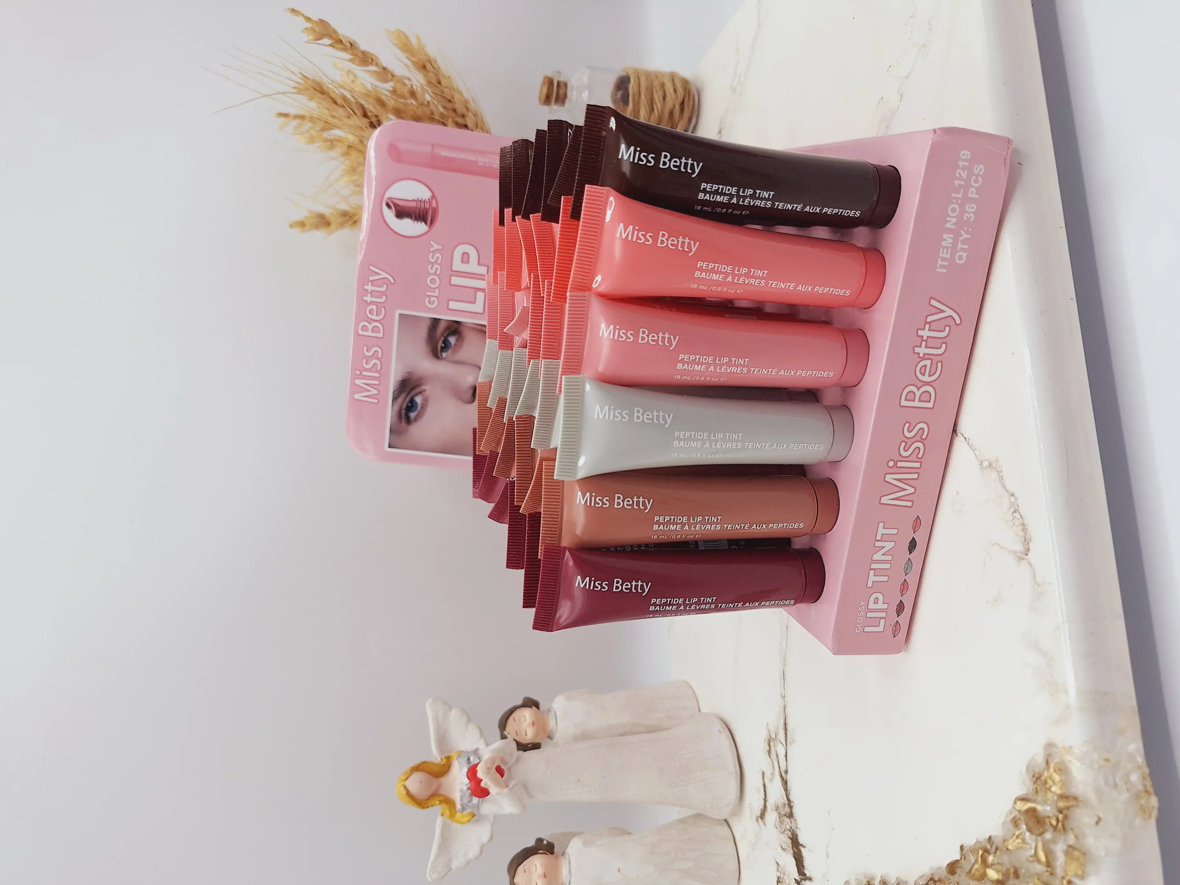 بالم لب مایع خوش رنگ برند Miss Bettyکد1219