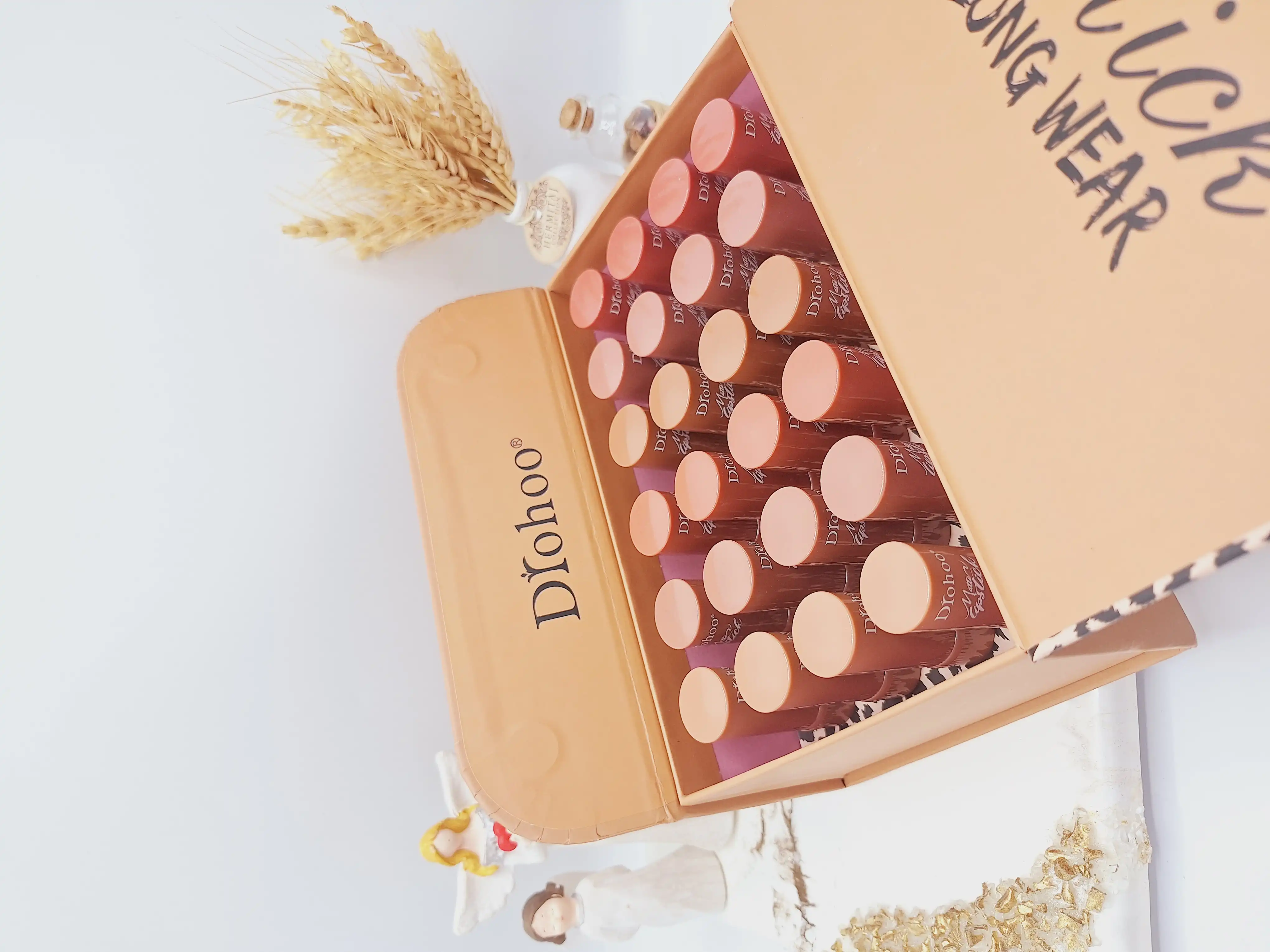 پک رژ 24 تایی مدل کیف زنانه پلنگی  برند دروهو Drohoo کد ZY23105