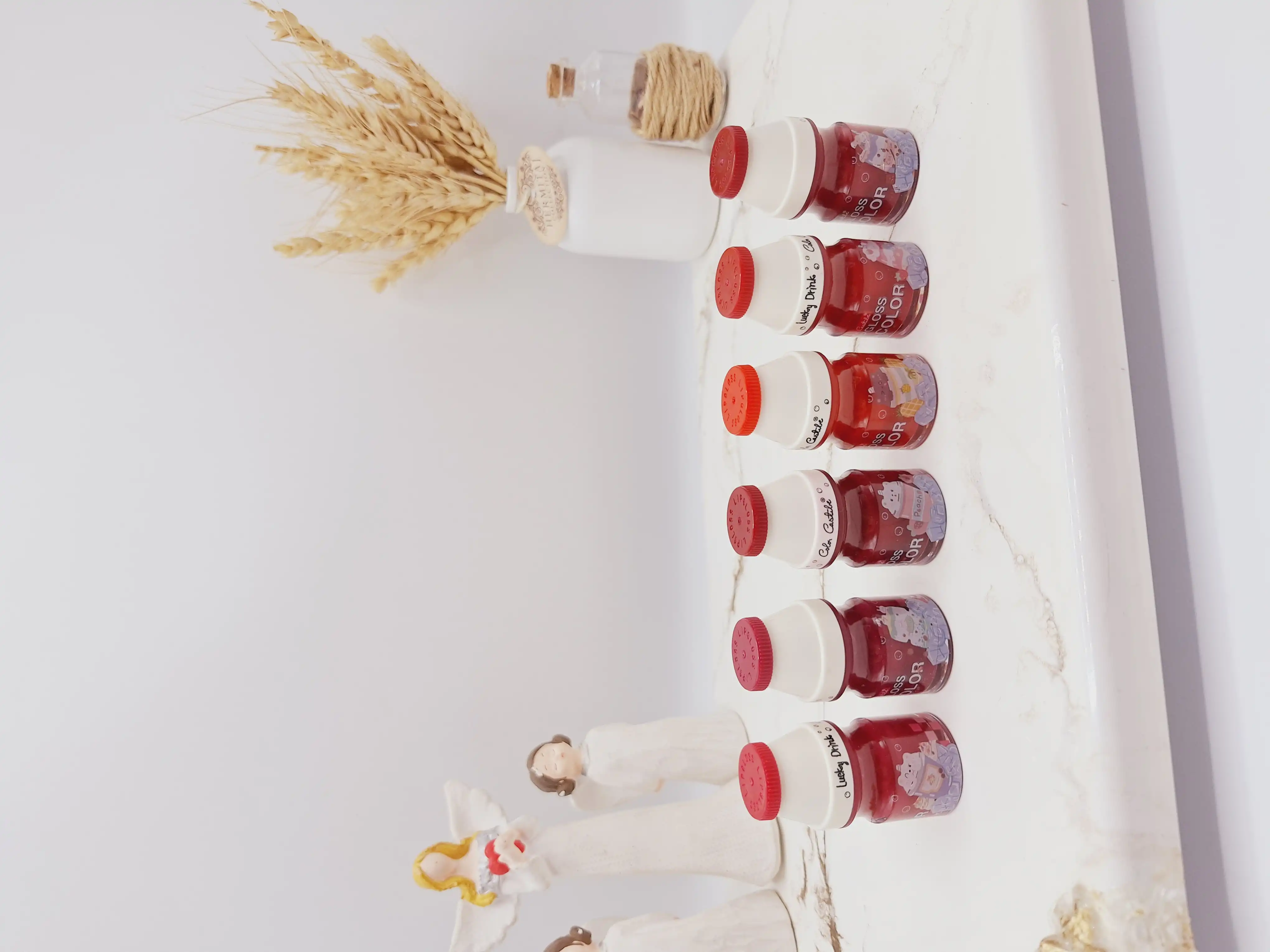 پک 6 عددی رژلب مایع طرح بطری برند کالر کاستل کد4162