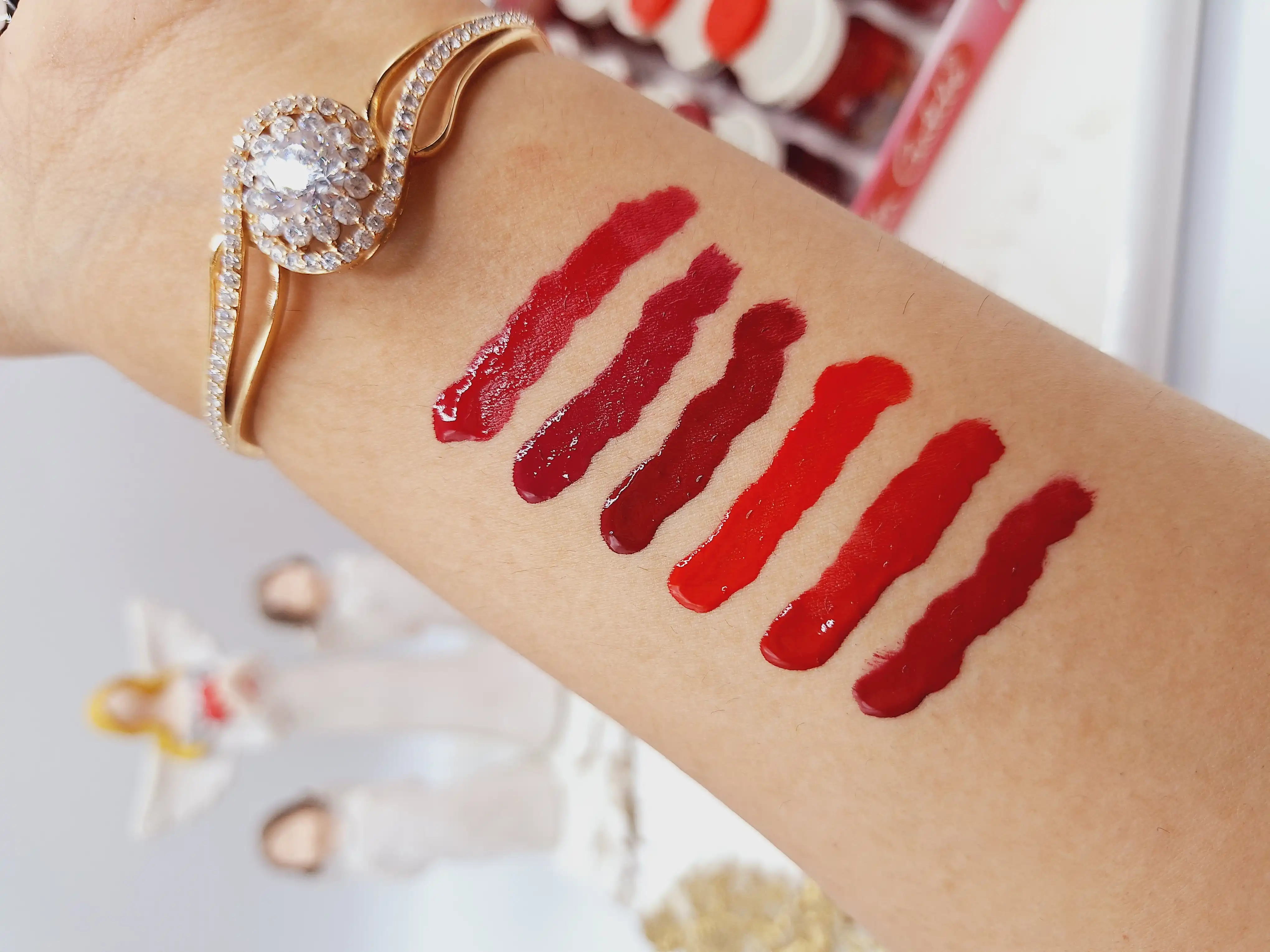 پک 6 عددی رژلب مایع طرح بطری برند کالر کاستل کد4162