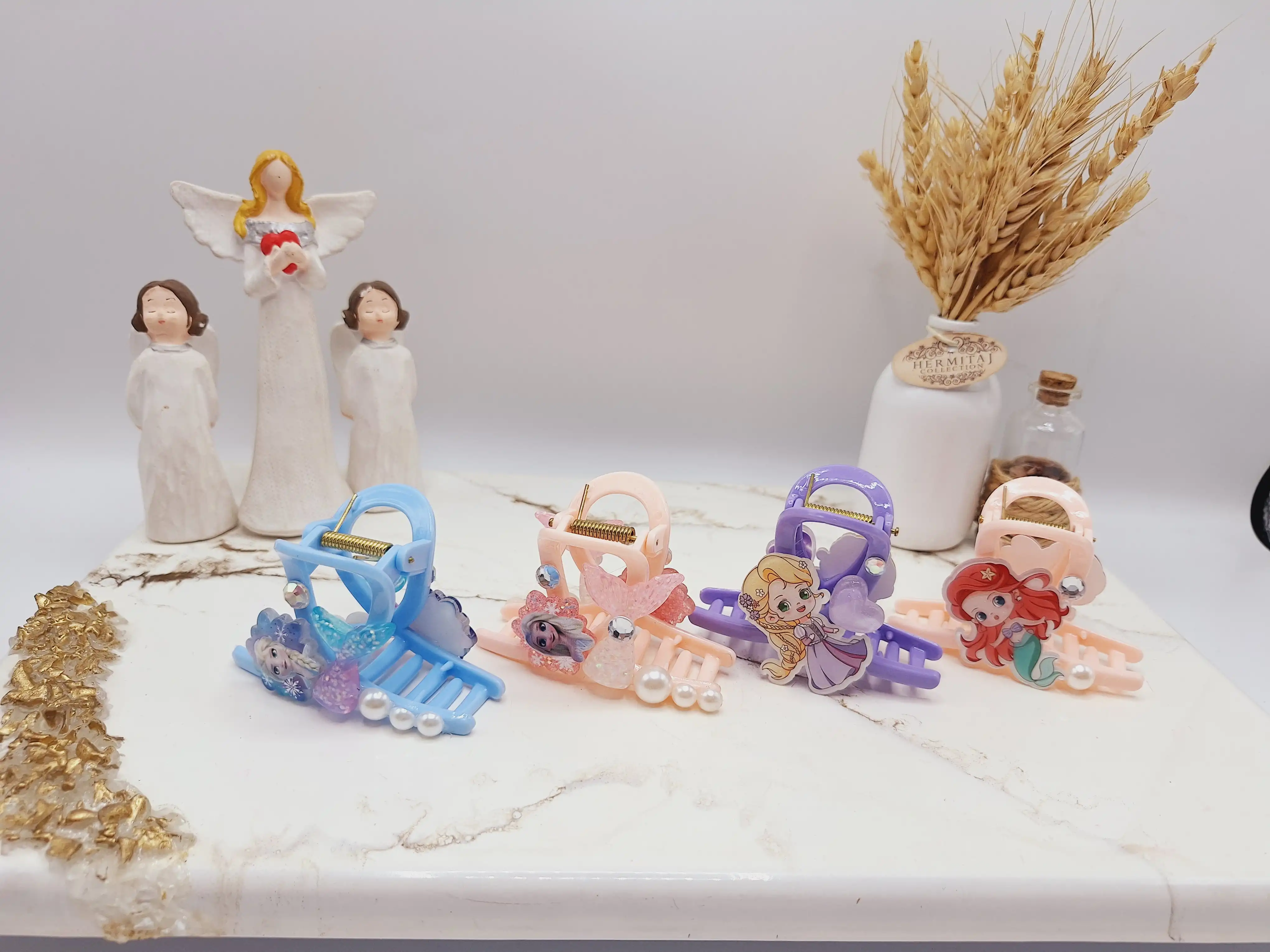 گیره مو عروسکی مرواریدی السا