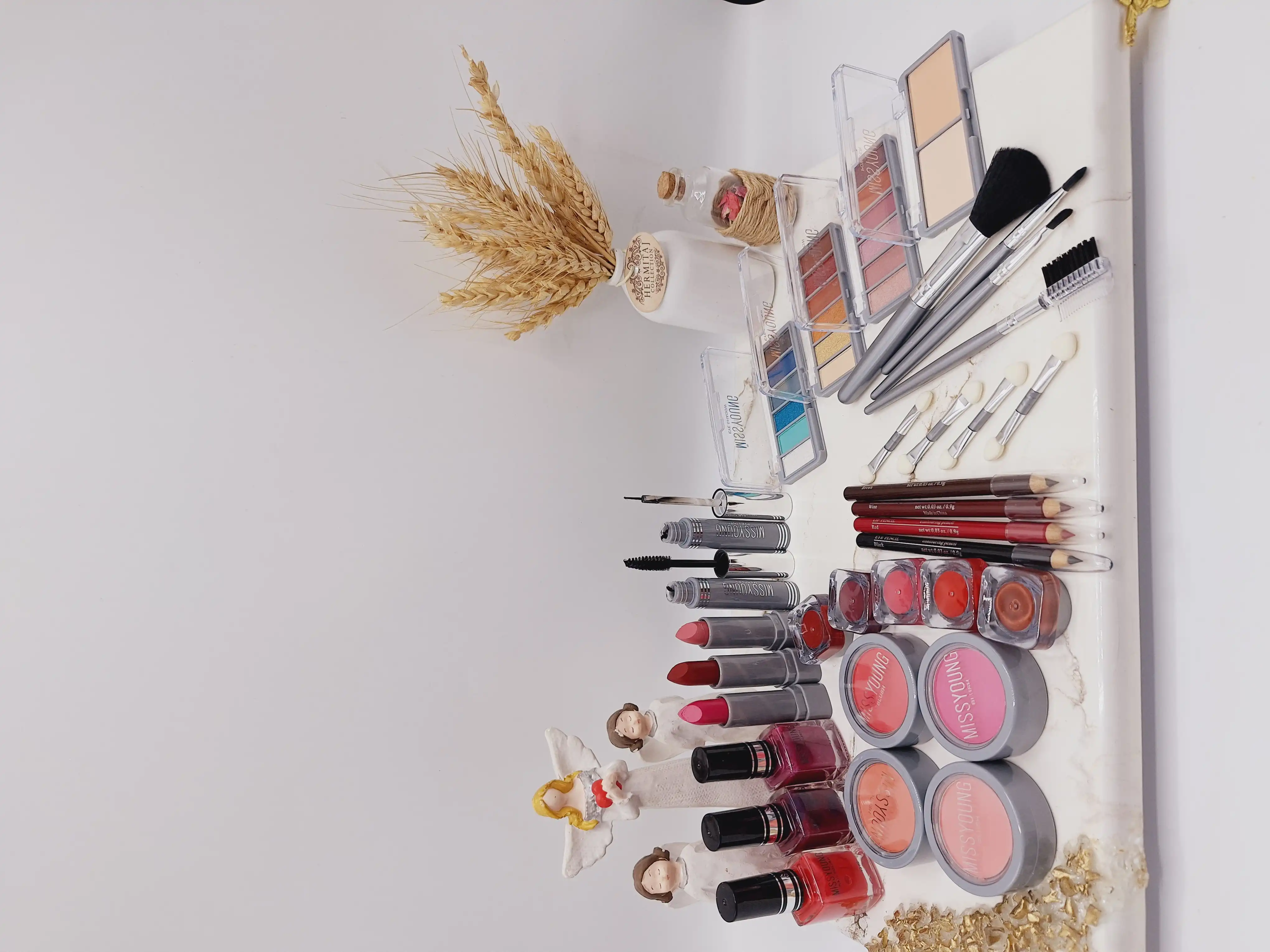 ست کامل کیف ارایشی سه طبقه کد5614