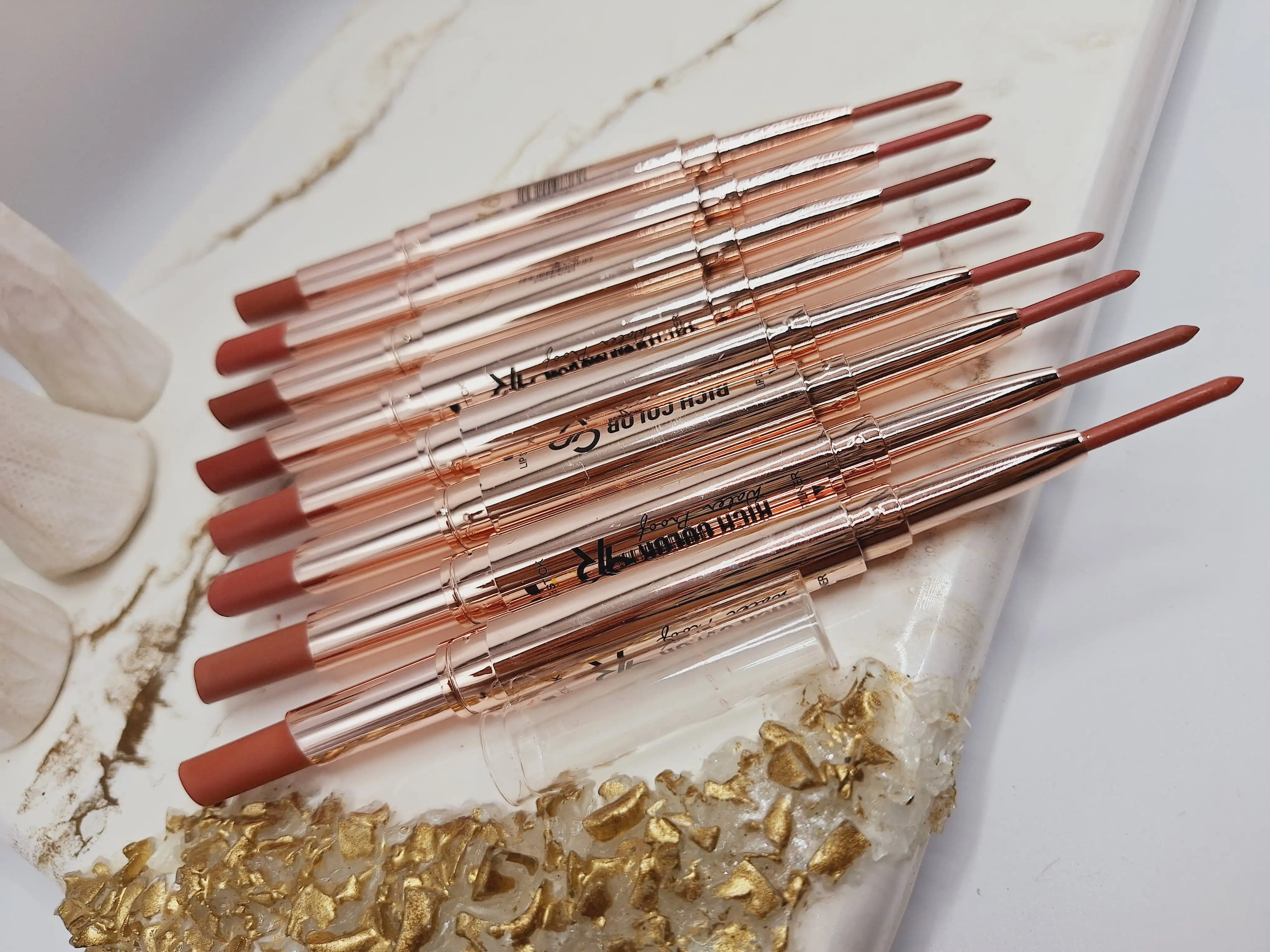 خط لب و رژ لب جامد دو سر ضد آب برند RICH COLOR کد A239