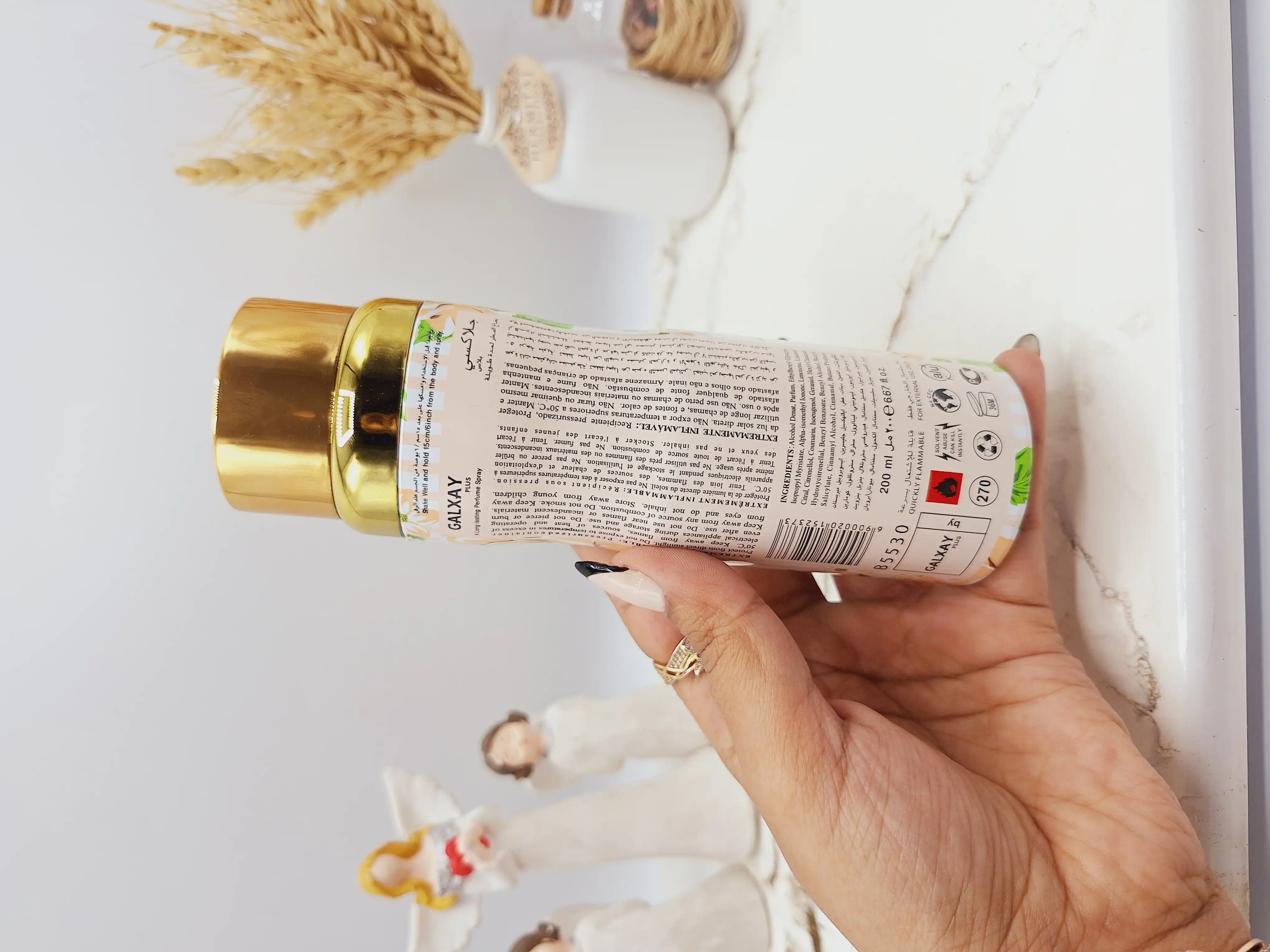 اسپری بدن زنانه گلدار خوشبو گلکسی DarIing Dreamy کد B5530