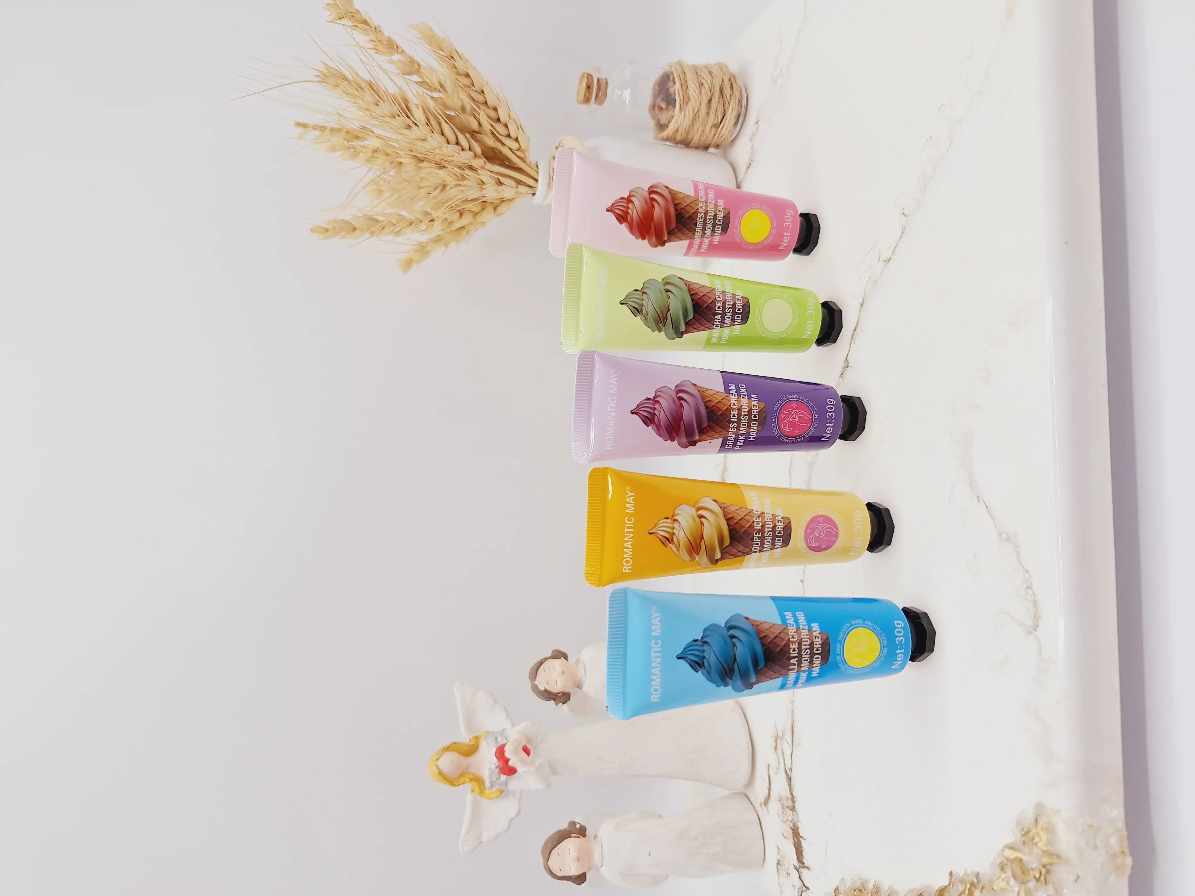 پک کرم دست 5 عددی فانتزی رایحه بستنی کد 1097