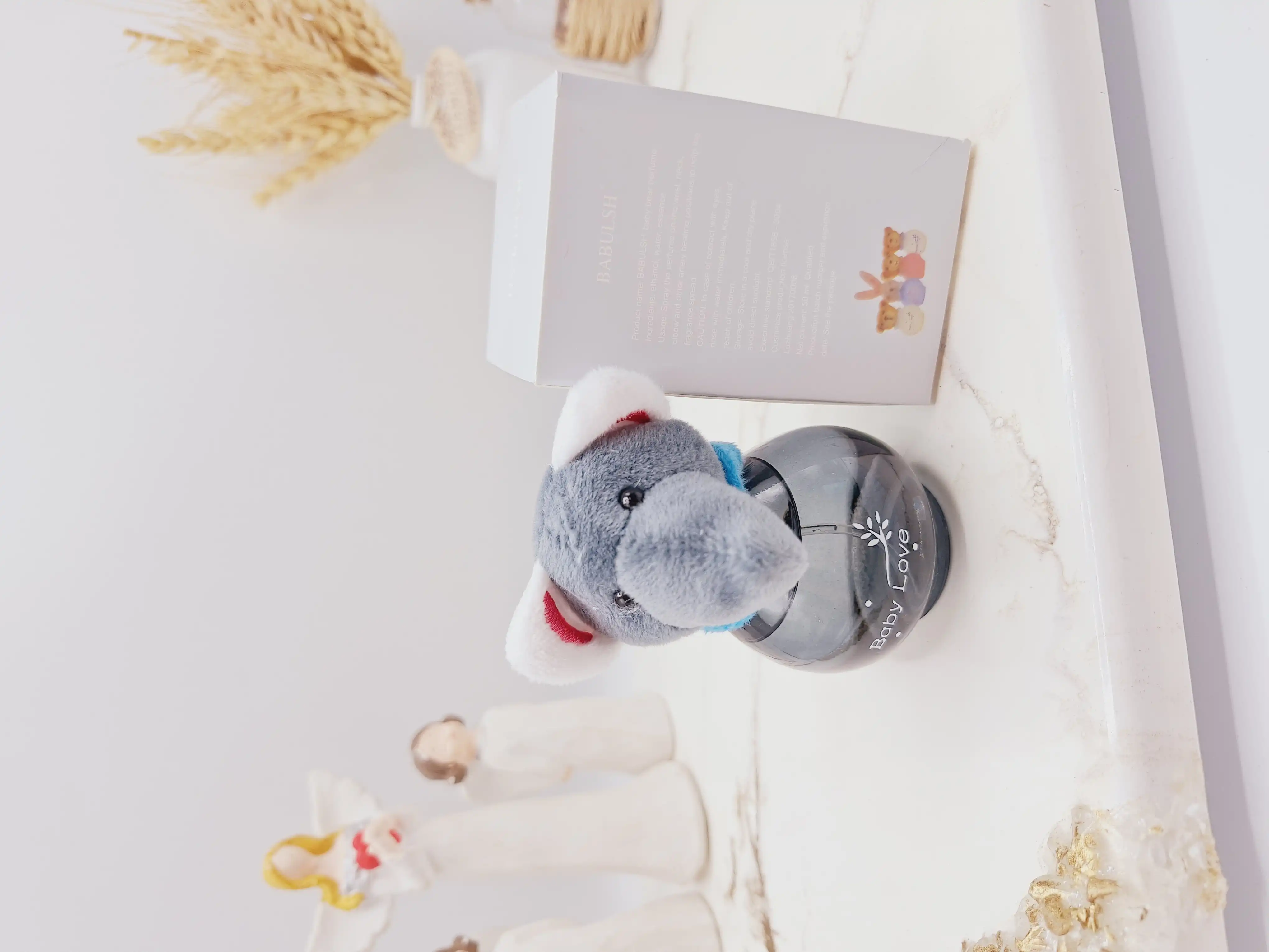 ادکلن عروسکی کودک مدل فیل طوسی 50 میل کد OMY-X195