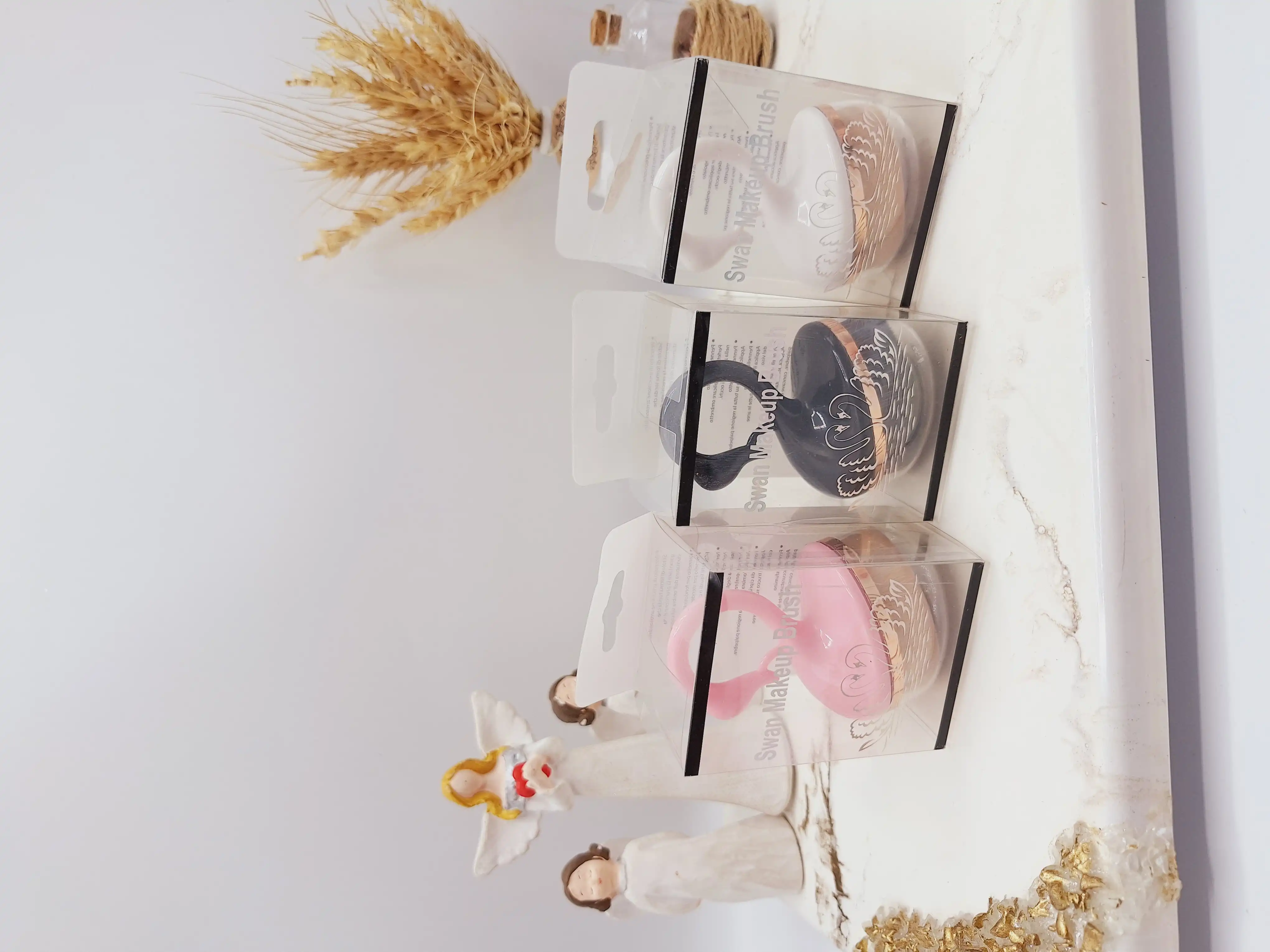 براش کرم پودر جادویی طرح قو