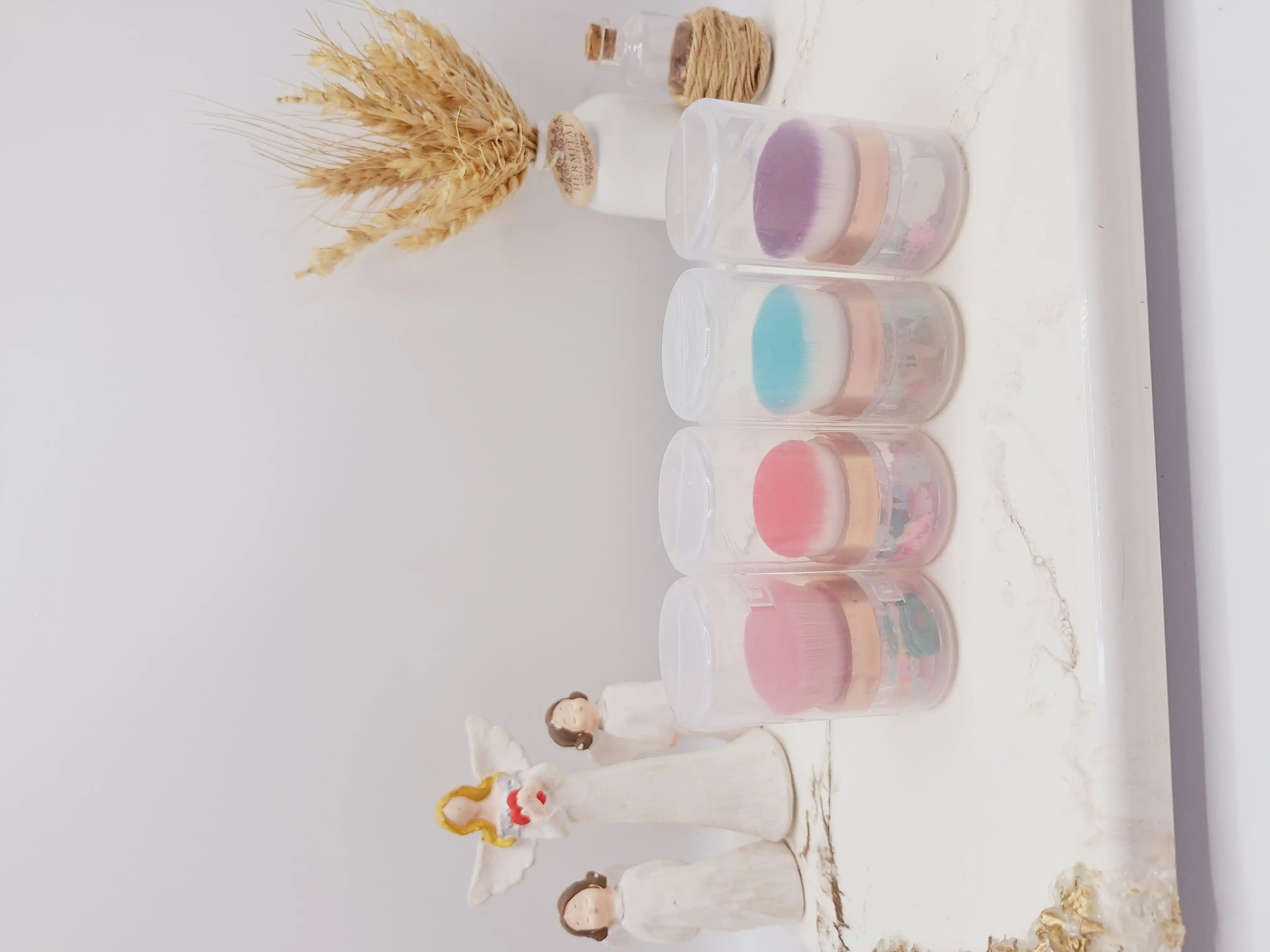 براش رژ گونه آکواریومی باکس دار( مدل گرد)