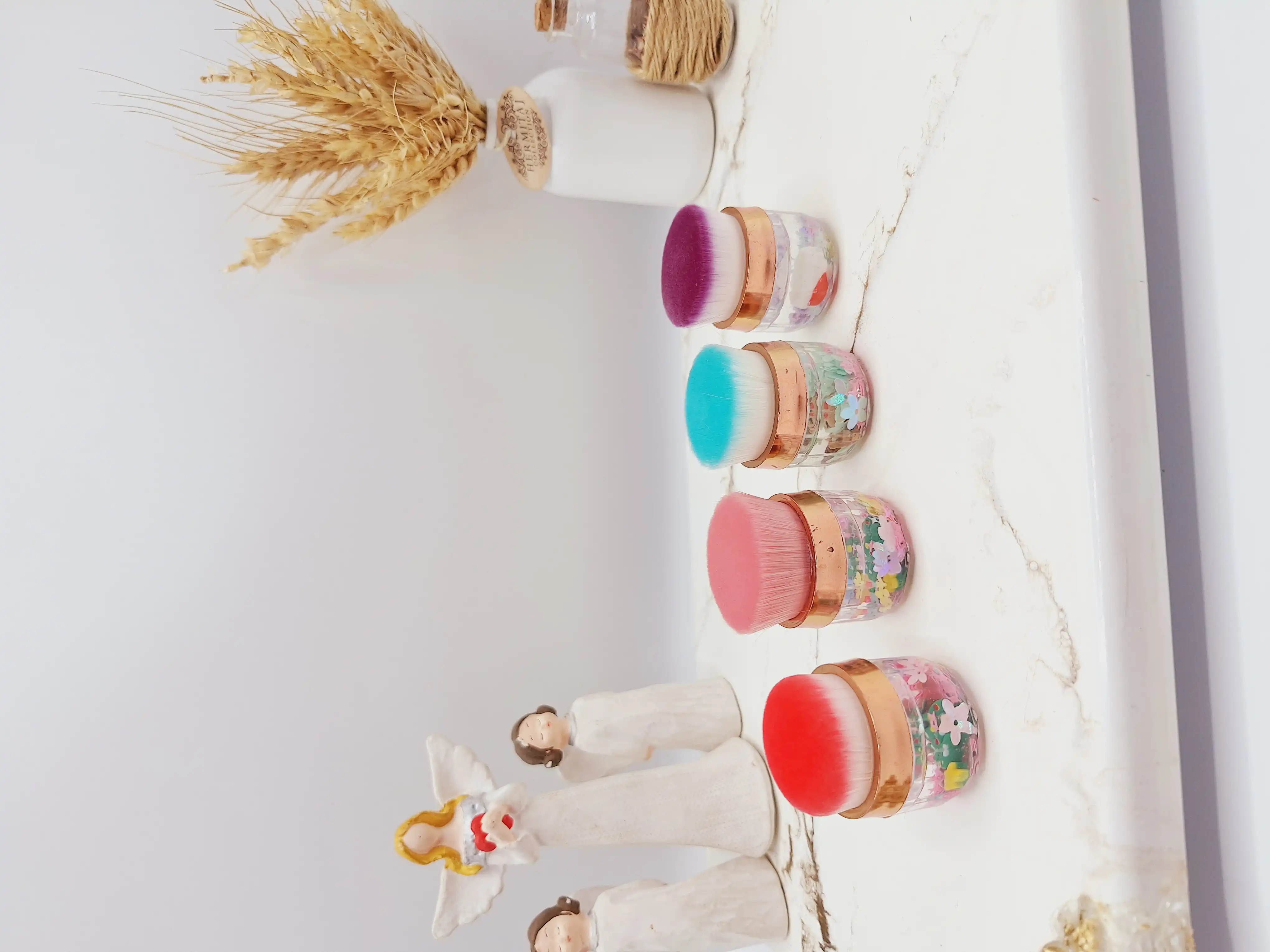 براش رژ گونه آکواریومی باکس دار( مدل گرد)