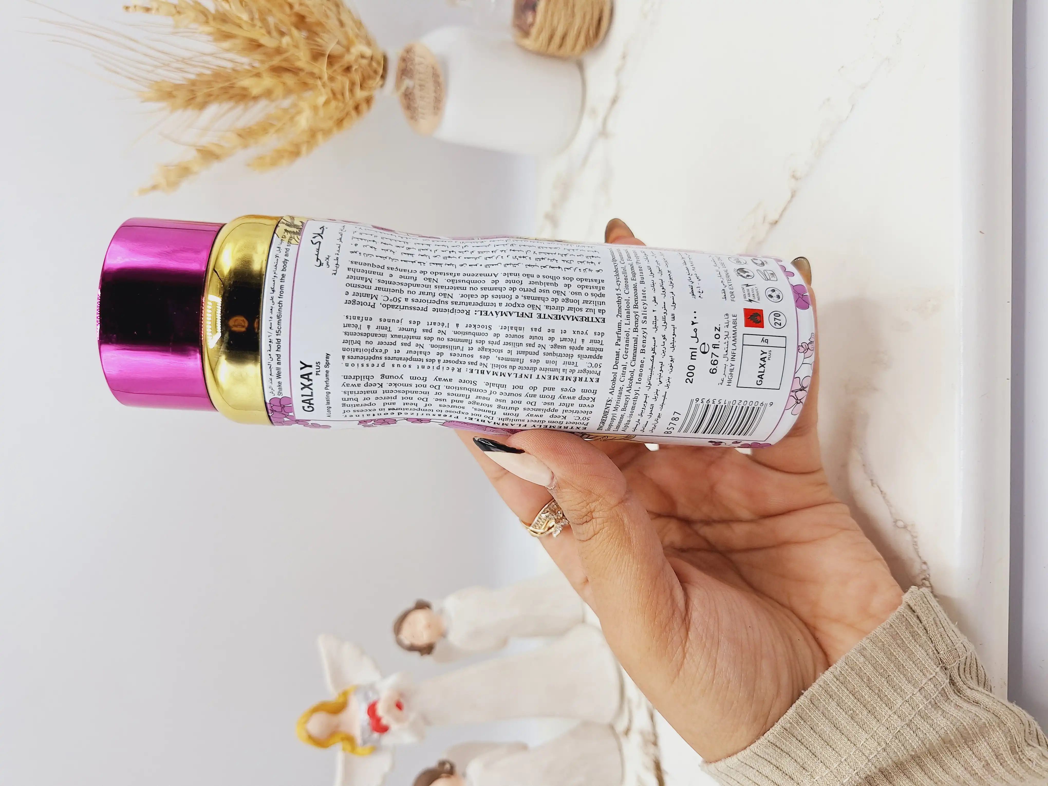 اسپری خوشبو کننده گلدار زنانه گلکسی Darling fantastic کد 3936