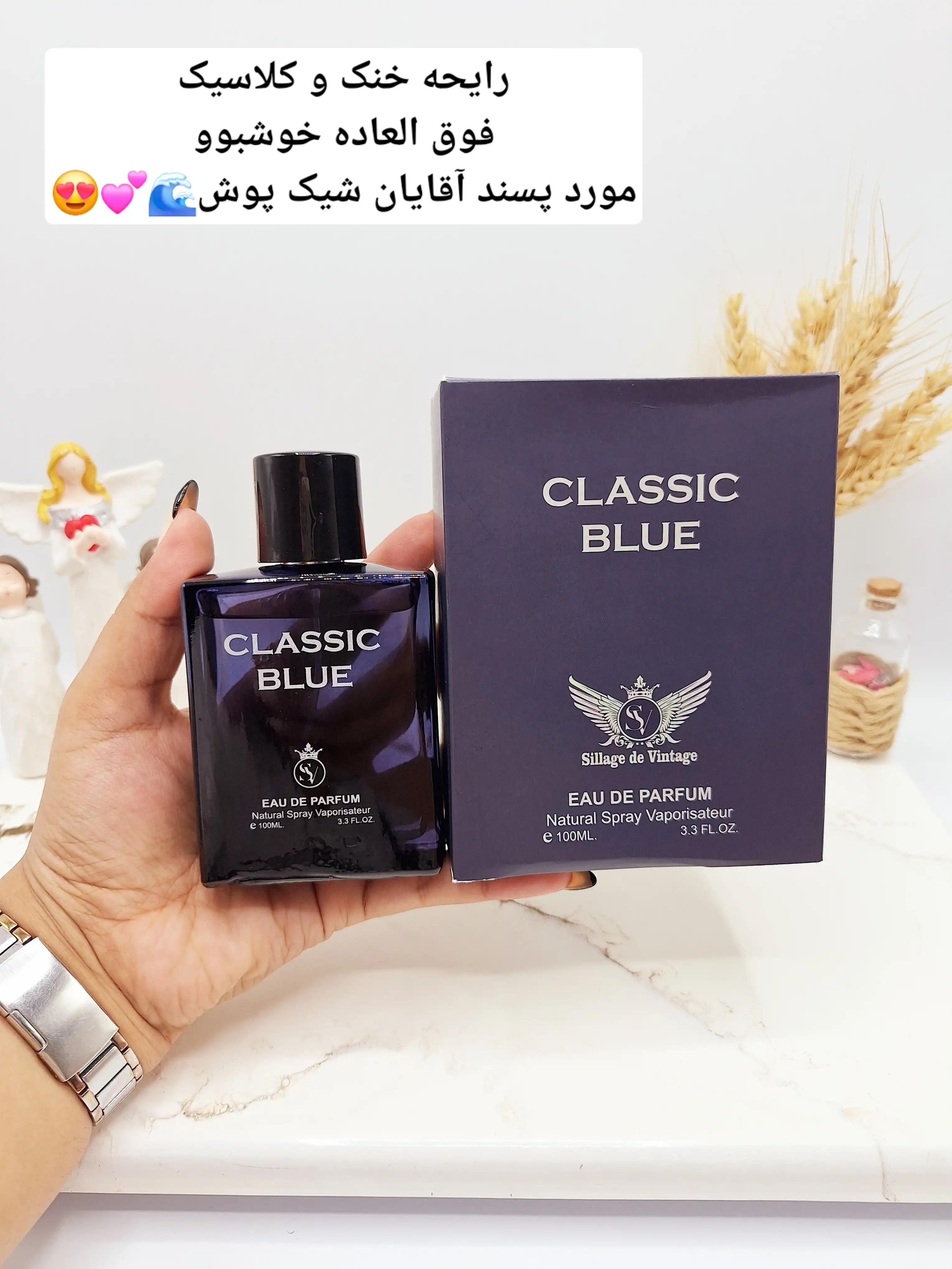 ادکلن مردانه CLASSIC BLUE حجم 100 میل کد 0501