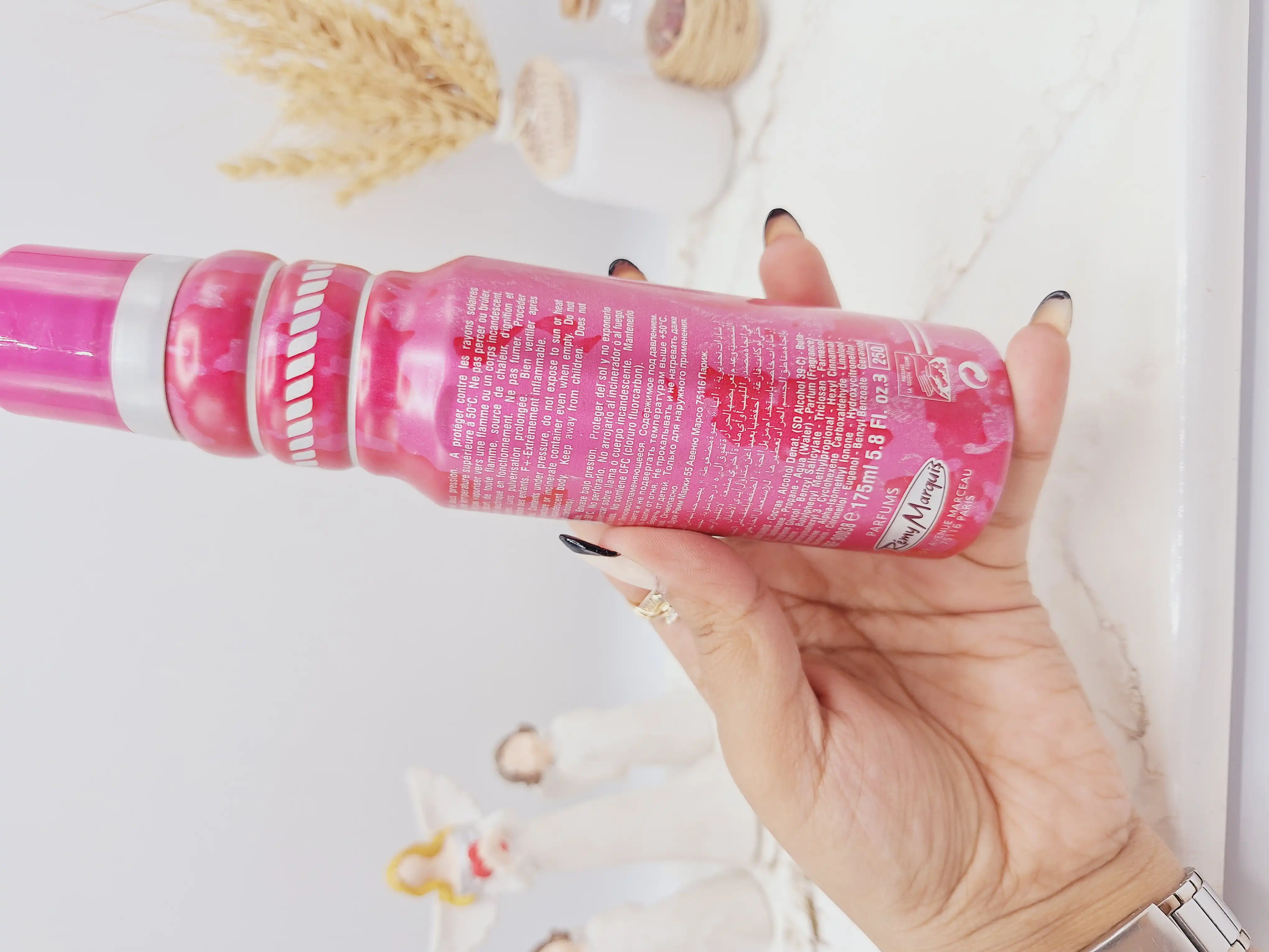 اسپری زنانه شالیز رمی مارکویس Shalis حجم 175 میل صورتی کد 1162