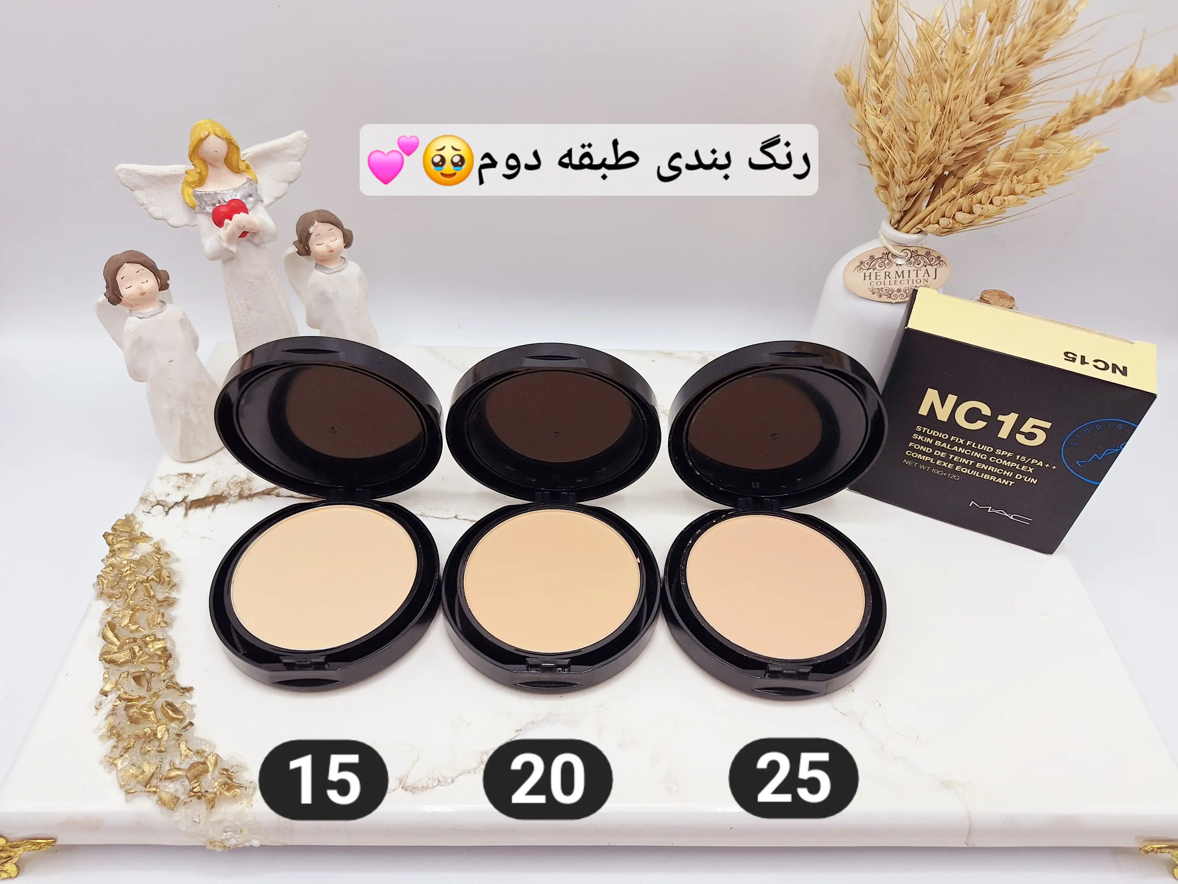 پنکک دو طبقه مک سری NC استدیو فیکس حاوی SPF15 کد 0029