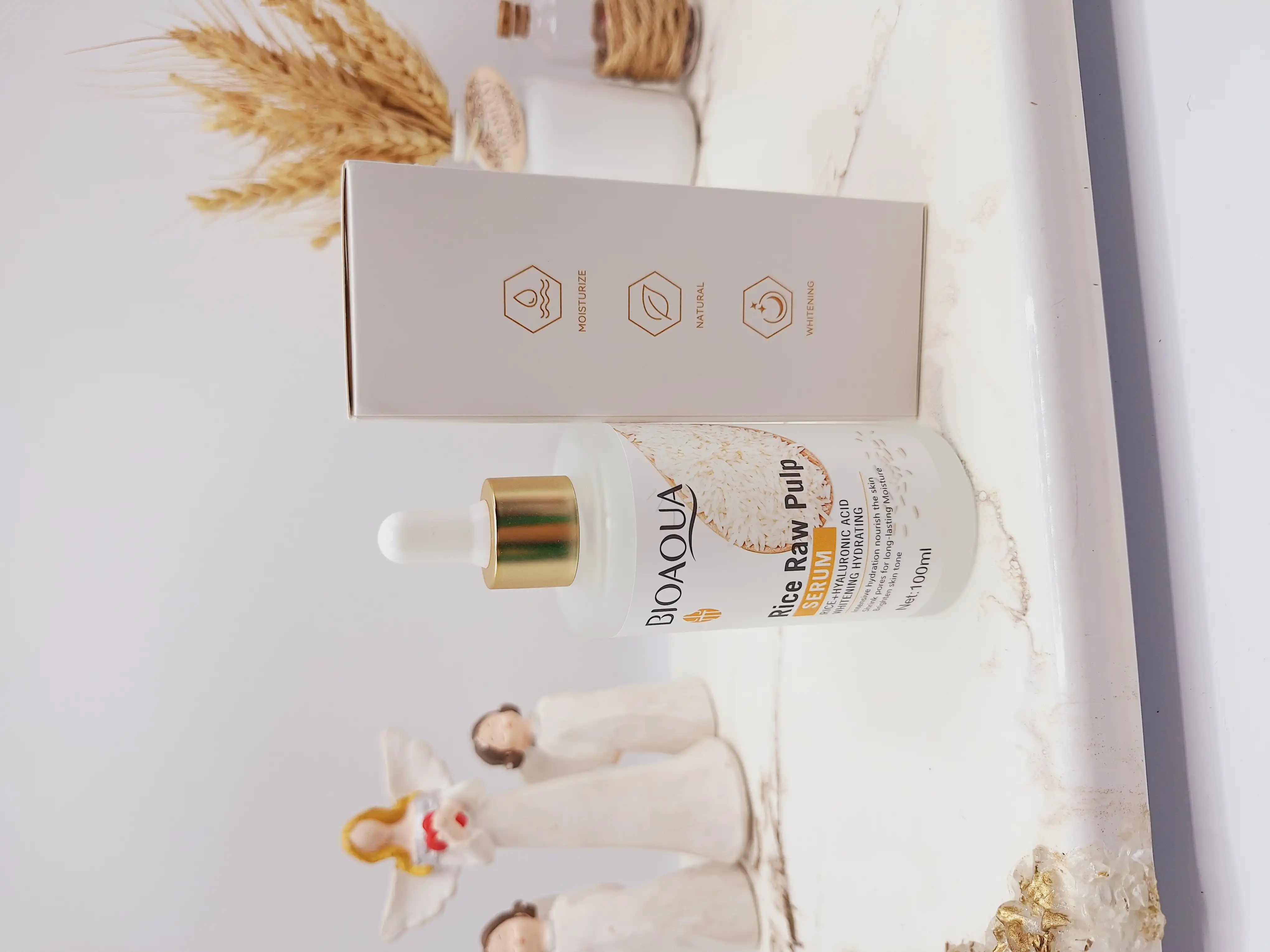 سرم روشن کننده و درمان منافذ باز برنج بیوآکوا  حجم 100 میل کد BQ11428