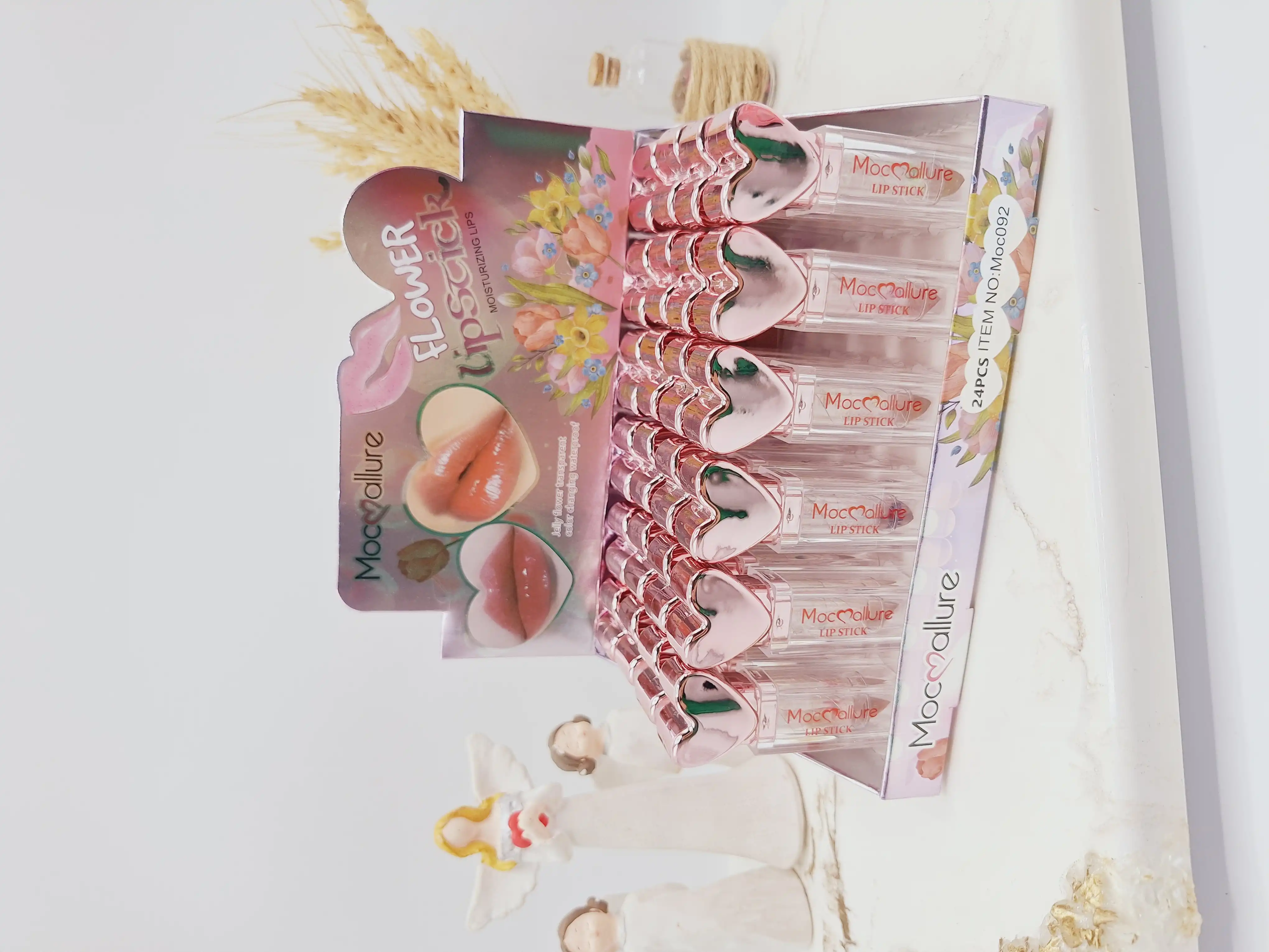 بالم لب گلدار قلبی فوق العاده شیک برند موکالره کد 092