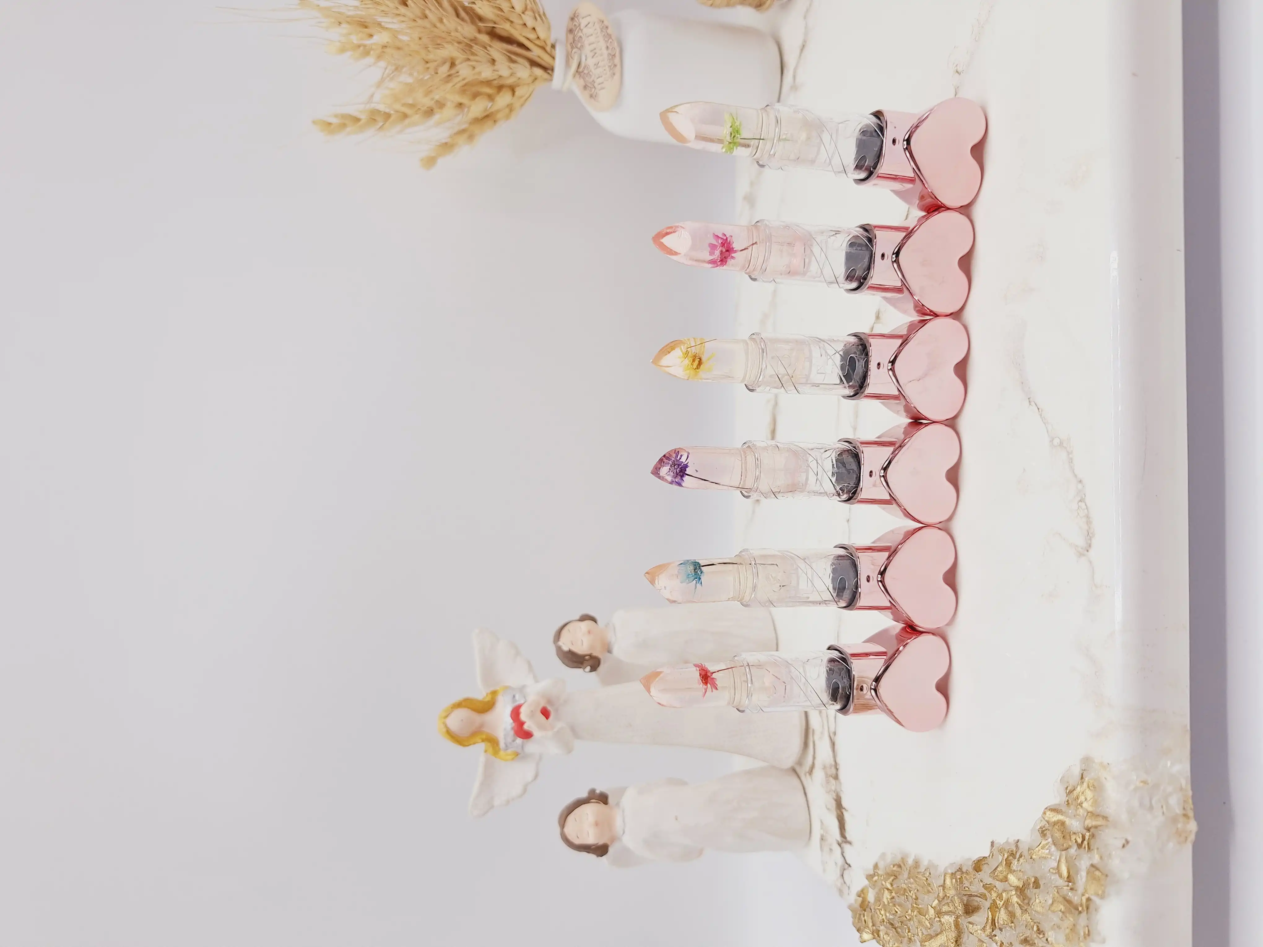 بالم لب گلدار قلبی فوق العاده شیک برند موکالره کد 092