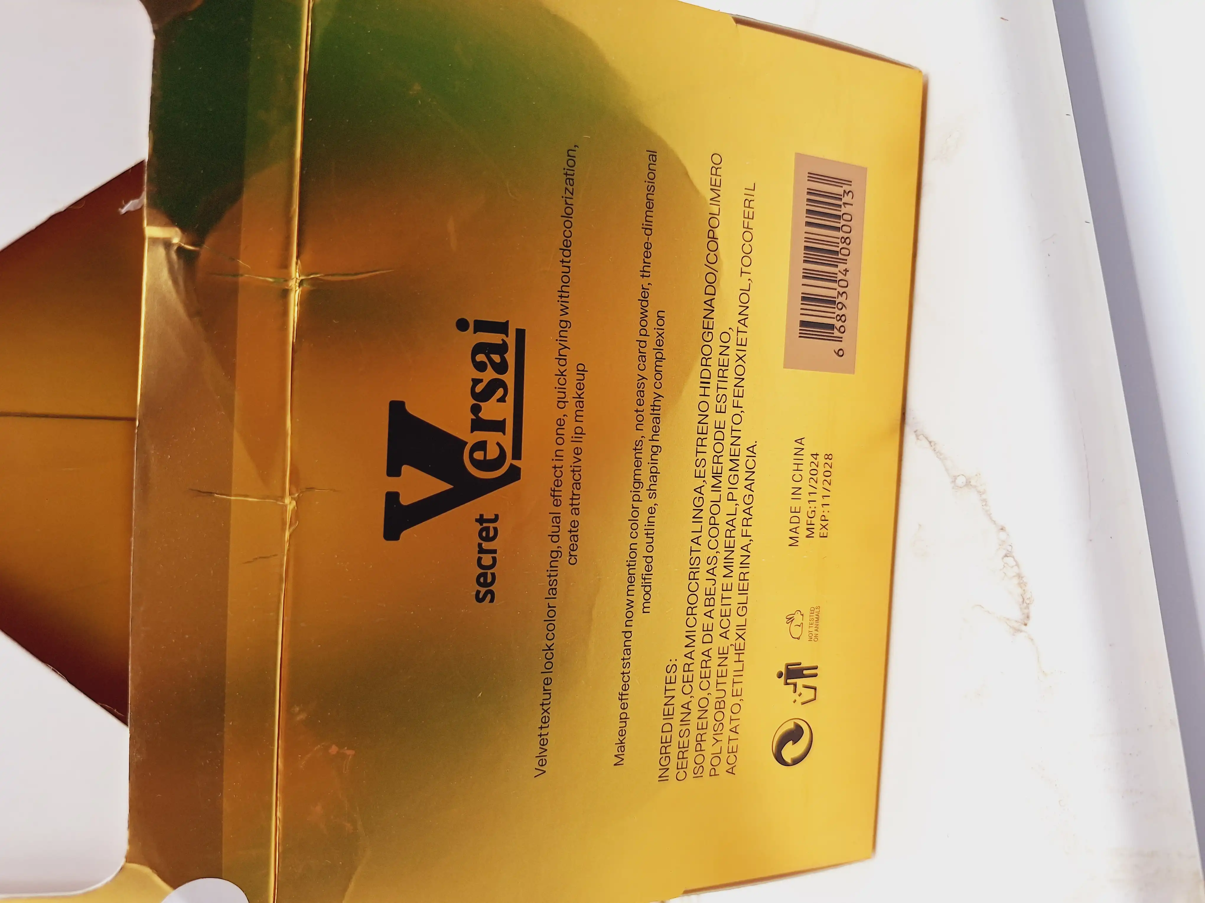 پک 6 تایی رژ جامد پیچی برند ورسای کد 110