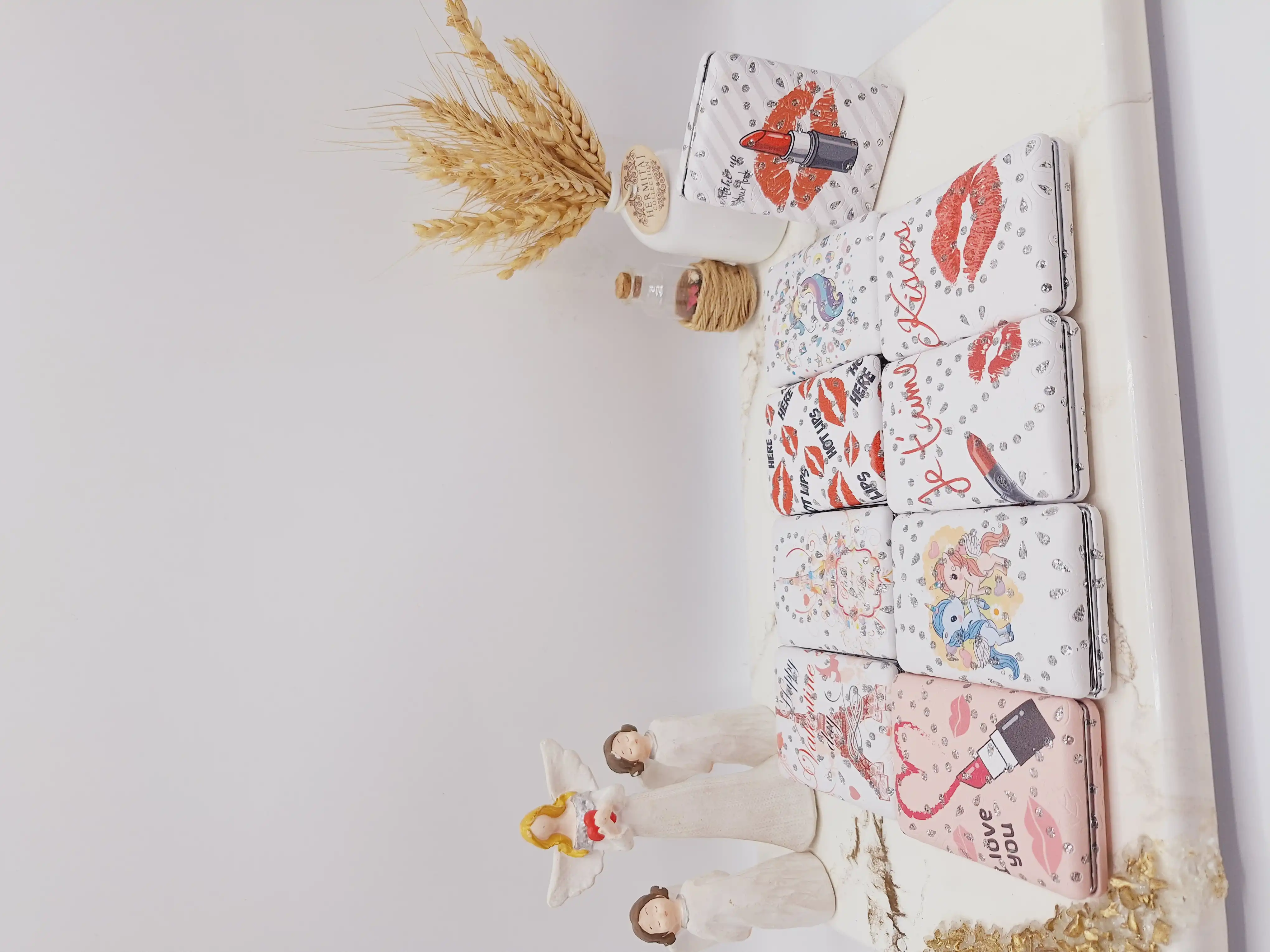 آینه دو طرفه جیبی طرح آرایشی ارسال رندوم