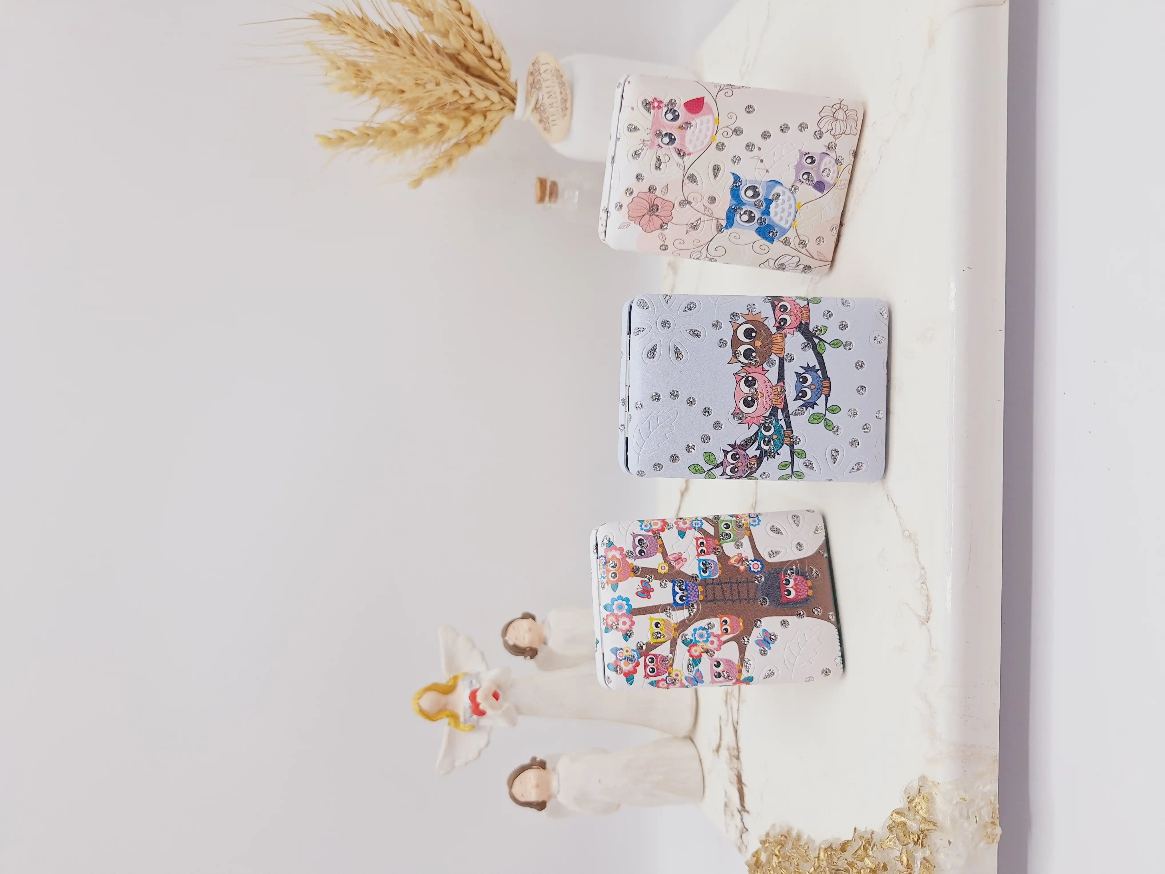 آینه دو طرفه جیبی طرح جغد