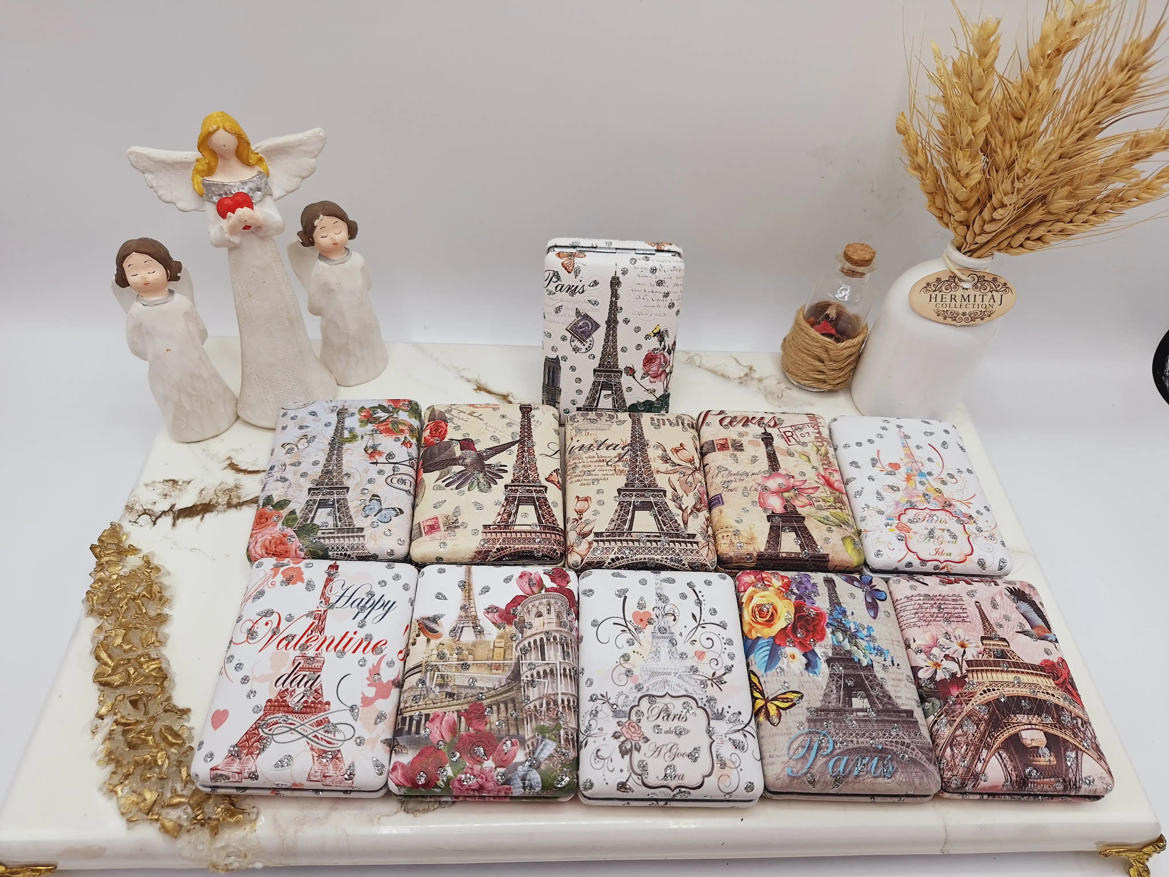 آینه دو طرفه جیبی طرح برج ایفل