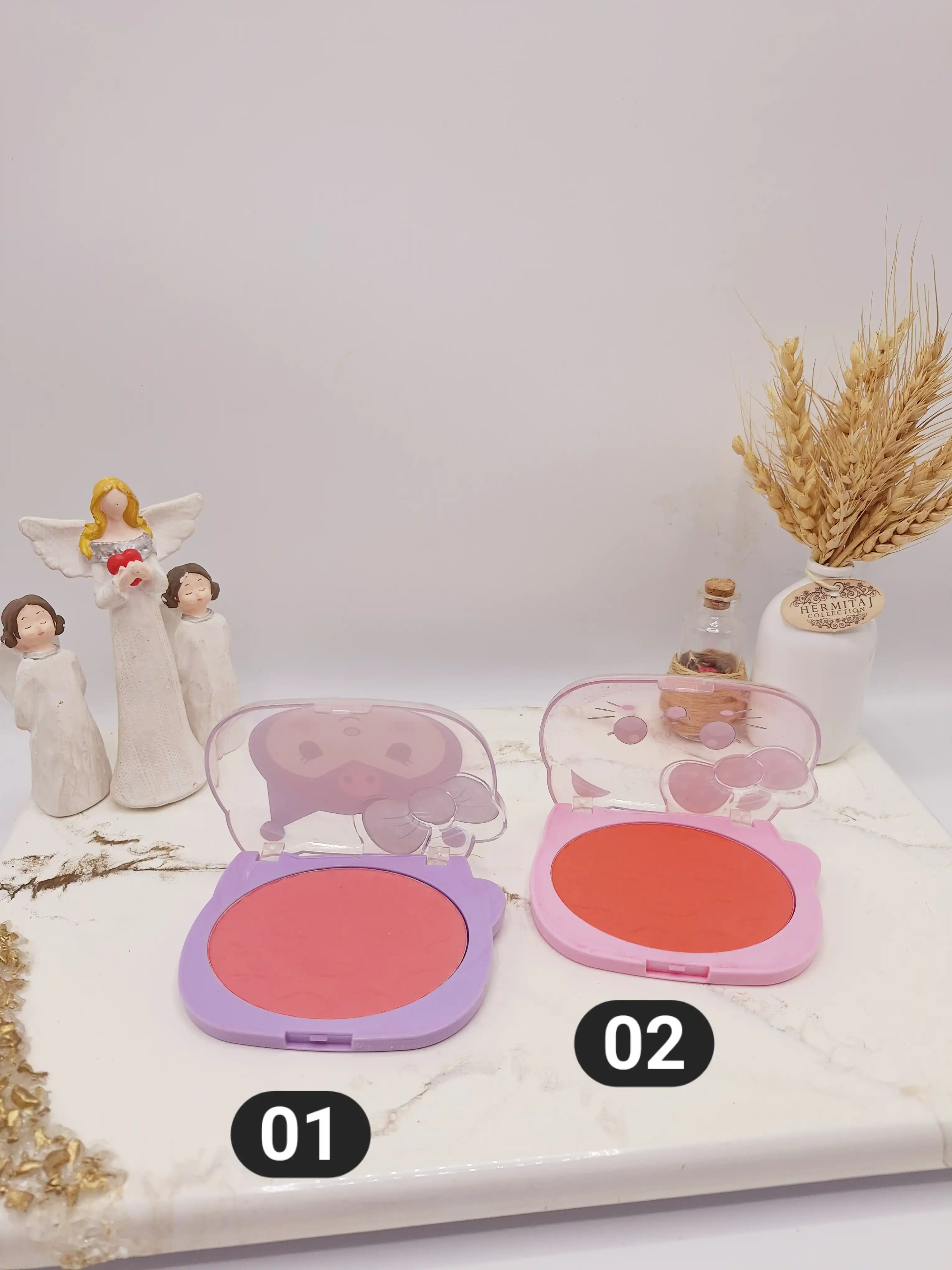 رژ گونه خوش رنگ طرح کیتی و دقلک