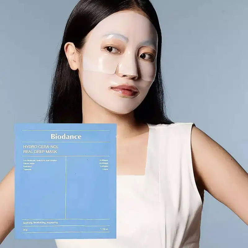 ماسک آبرسان و تقویت کننده هیالورونیک بایودنس پک 4 عددی ساخت کره جنوبی اصلی