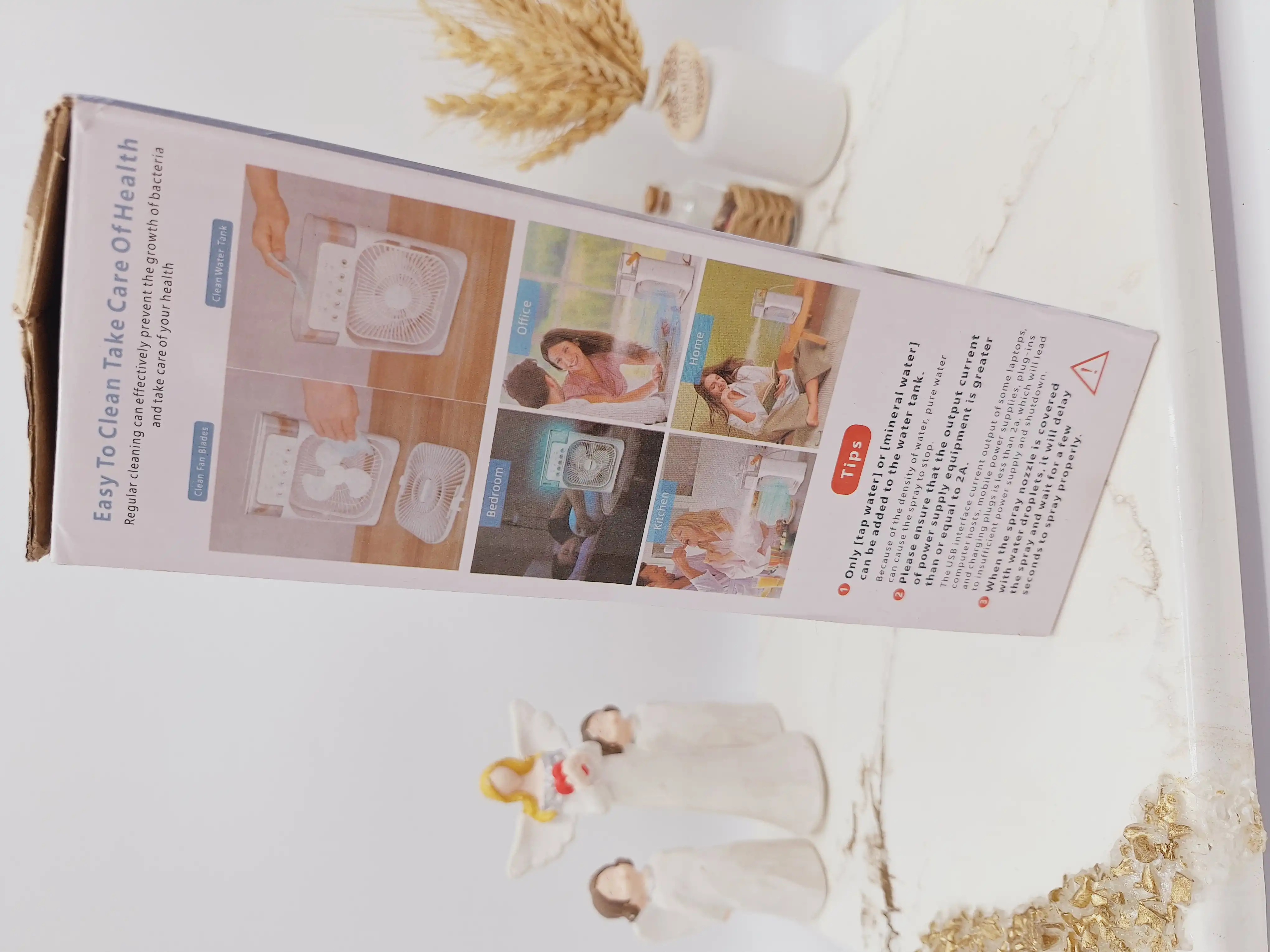 پنکه رومیزی مه پاش مدل Air Cooler Fan کد 5802 ساخت چین