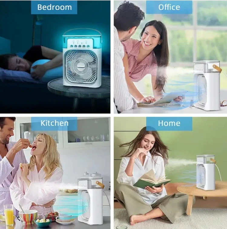 پنکه رومیزی مه پاش مدل Air Cooler Fan کد 5802 ساخت چین