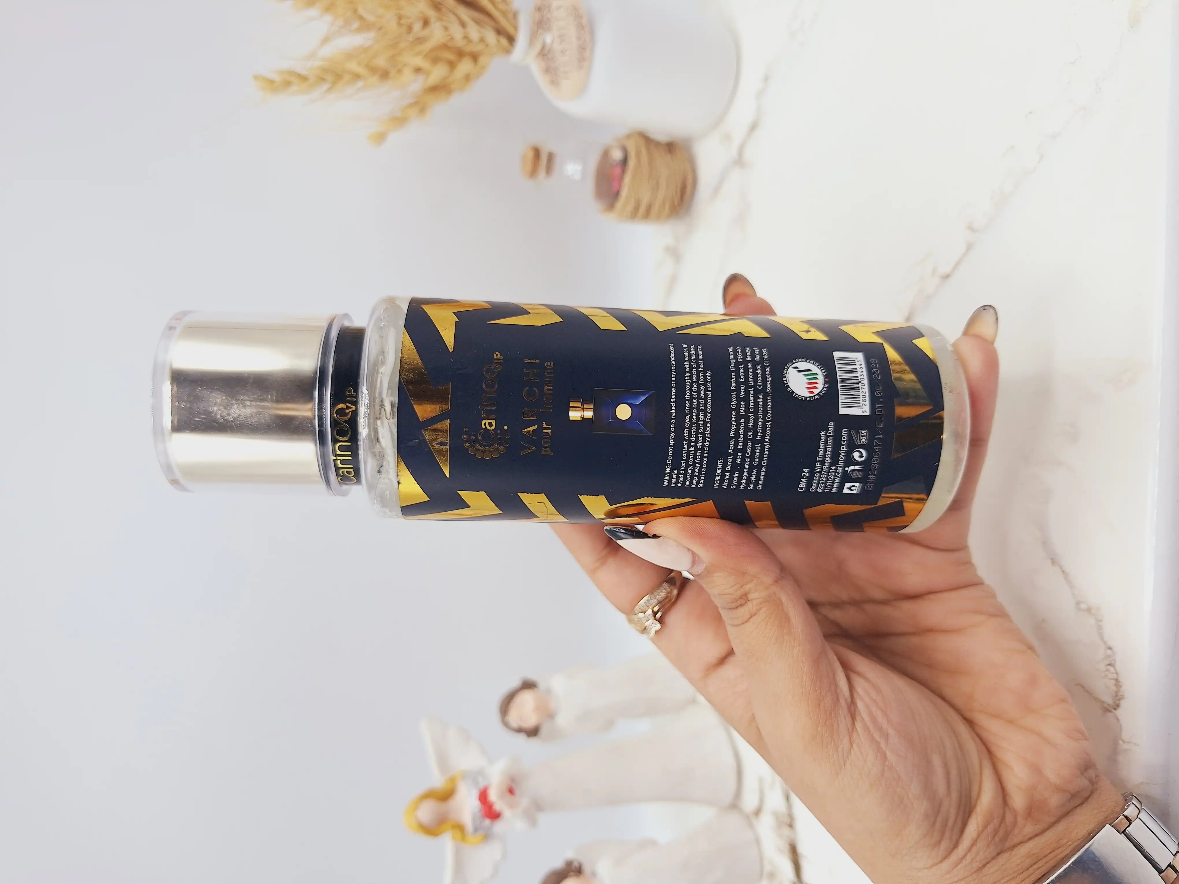 بادی اسپلش مدل VARCHI pour homme DULUXE BLOW حجم 250 میل کد 4645