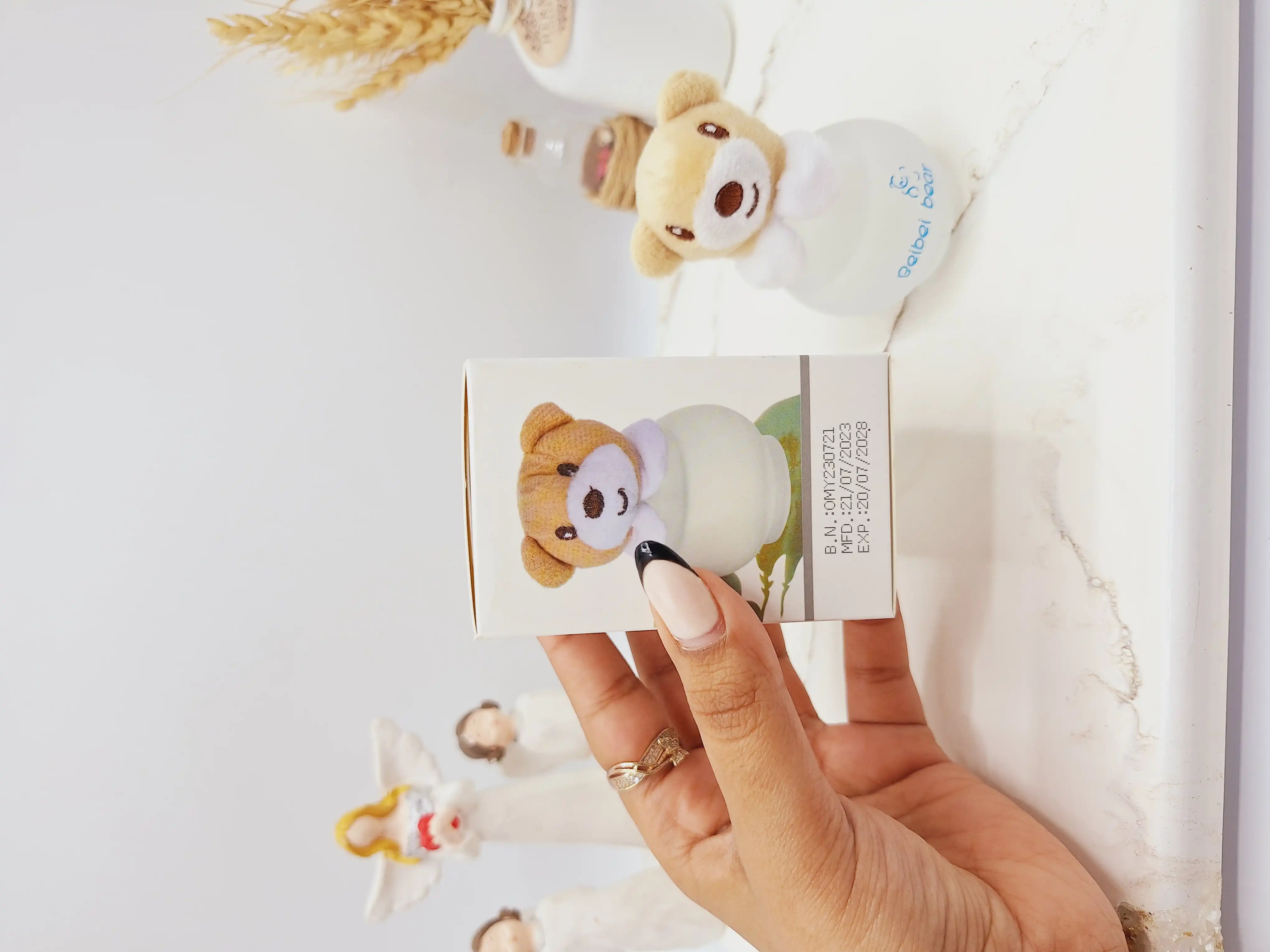 ادکلن عروسکی کودک مدل خرس مهربون حجم 50 میل کد OMY-X159