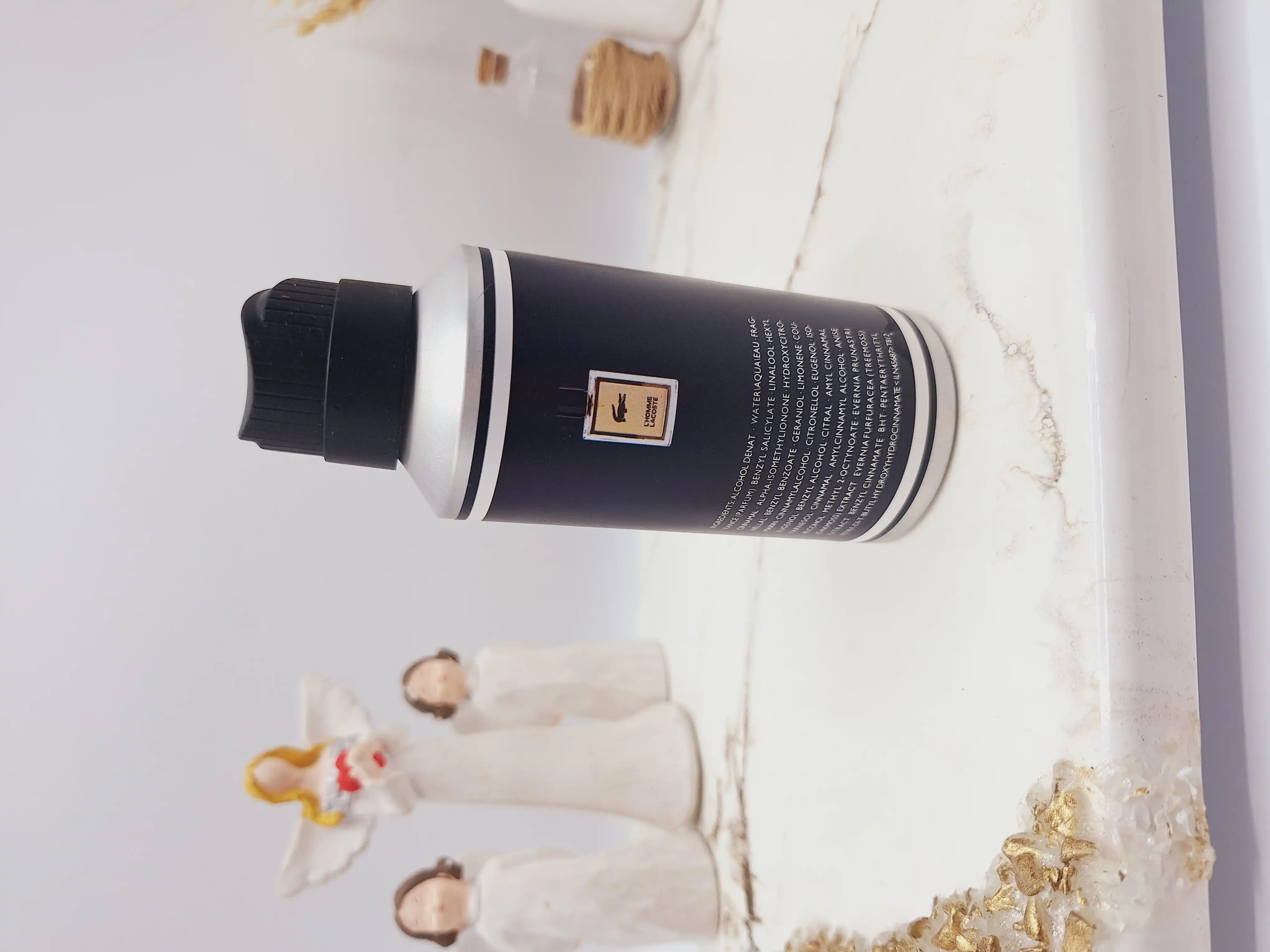 بادی اسپلش خوشبوو و ماندگار مدل L'HOMME LACOSTE (جلد مشکی)