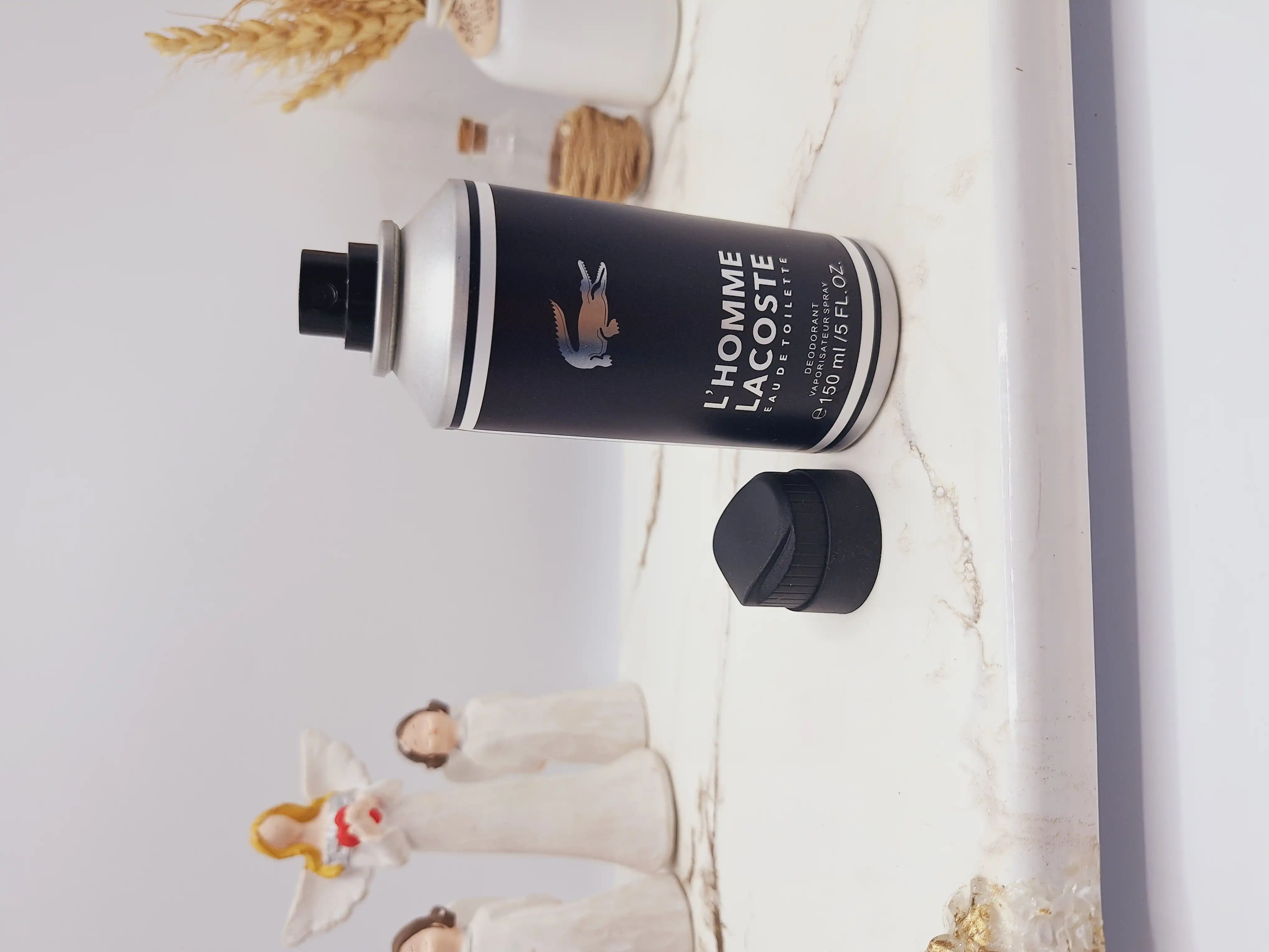 بادی اسپلش خوشبوو و ماندگار مدل L'HOMME LACOSTE (جلد مشکی)