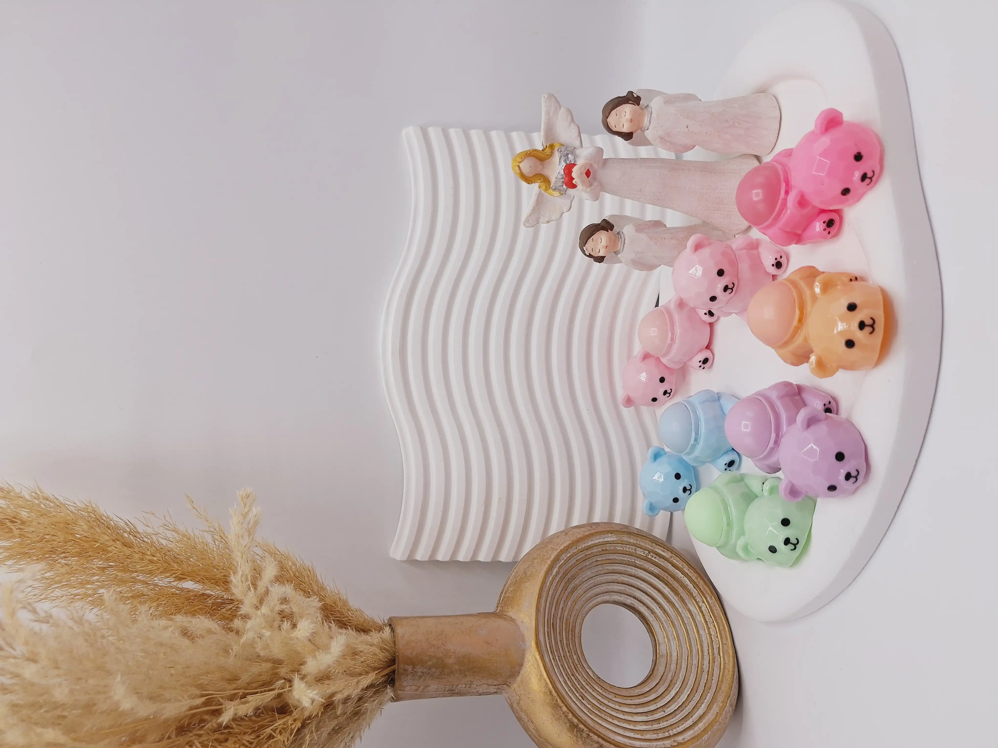 بالم لب طرح خرس بانمک برند پولا آیلار کد 8057