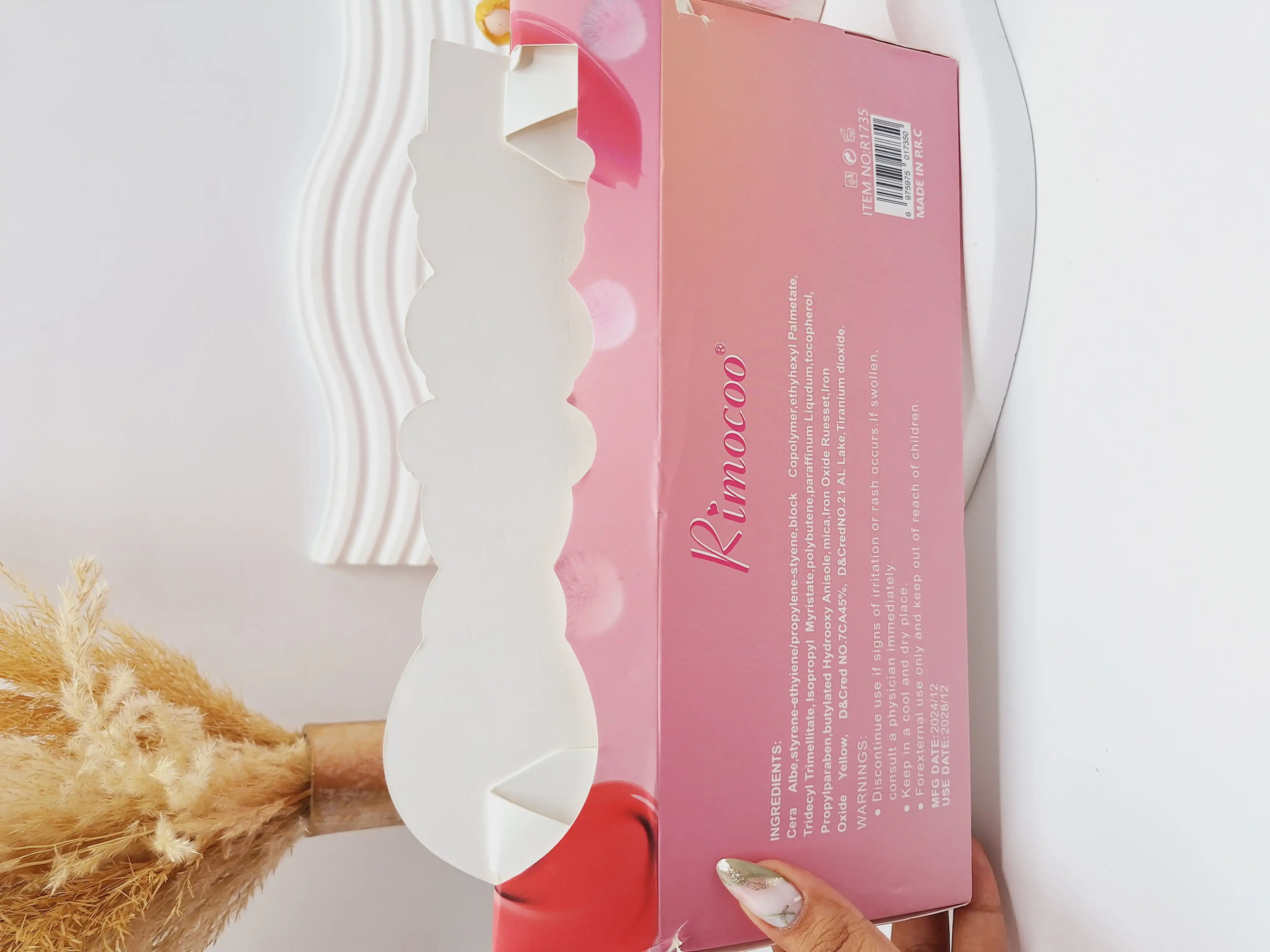 لیپ گلاس خیس آویز توپی برند ریموکو کد 1735