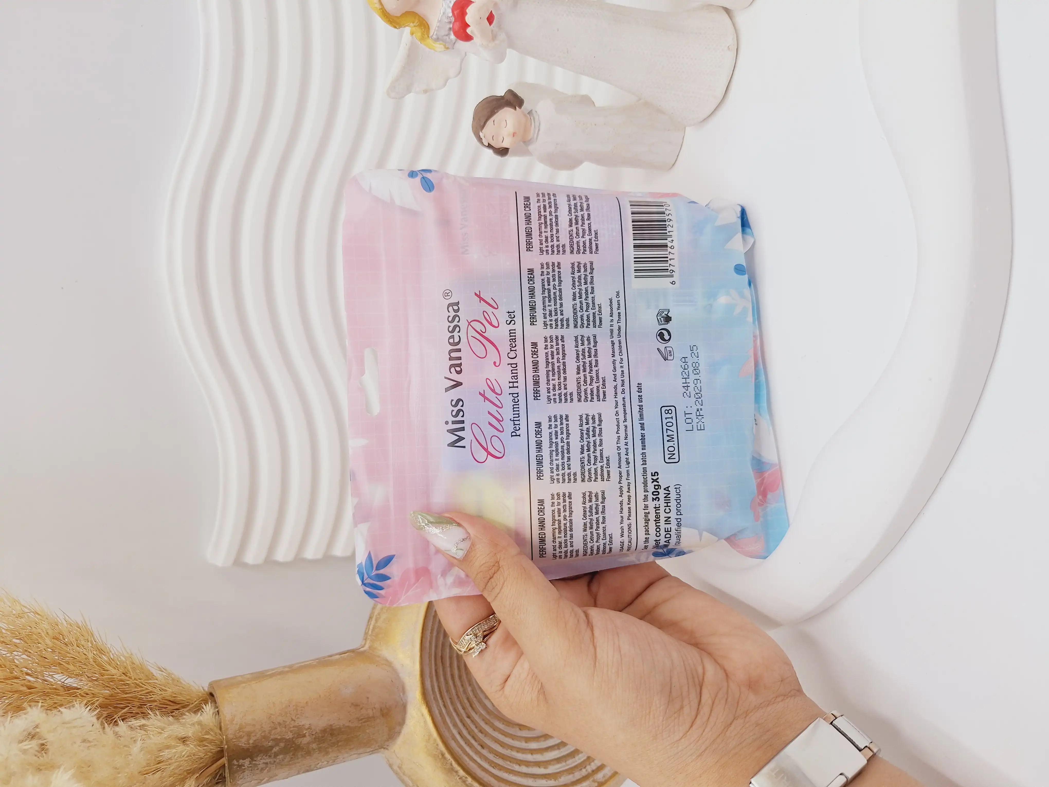 پک کرم دست 5 تایی استیچ برند Miss Vanessa کد M7018