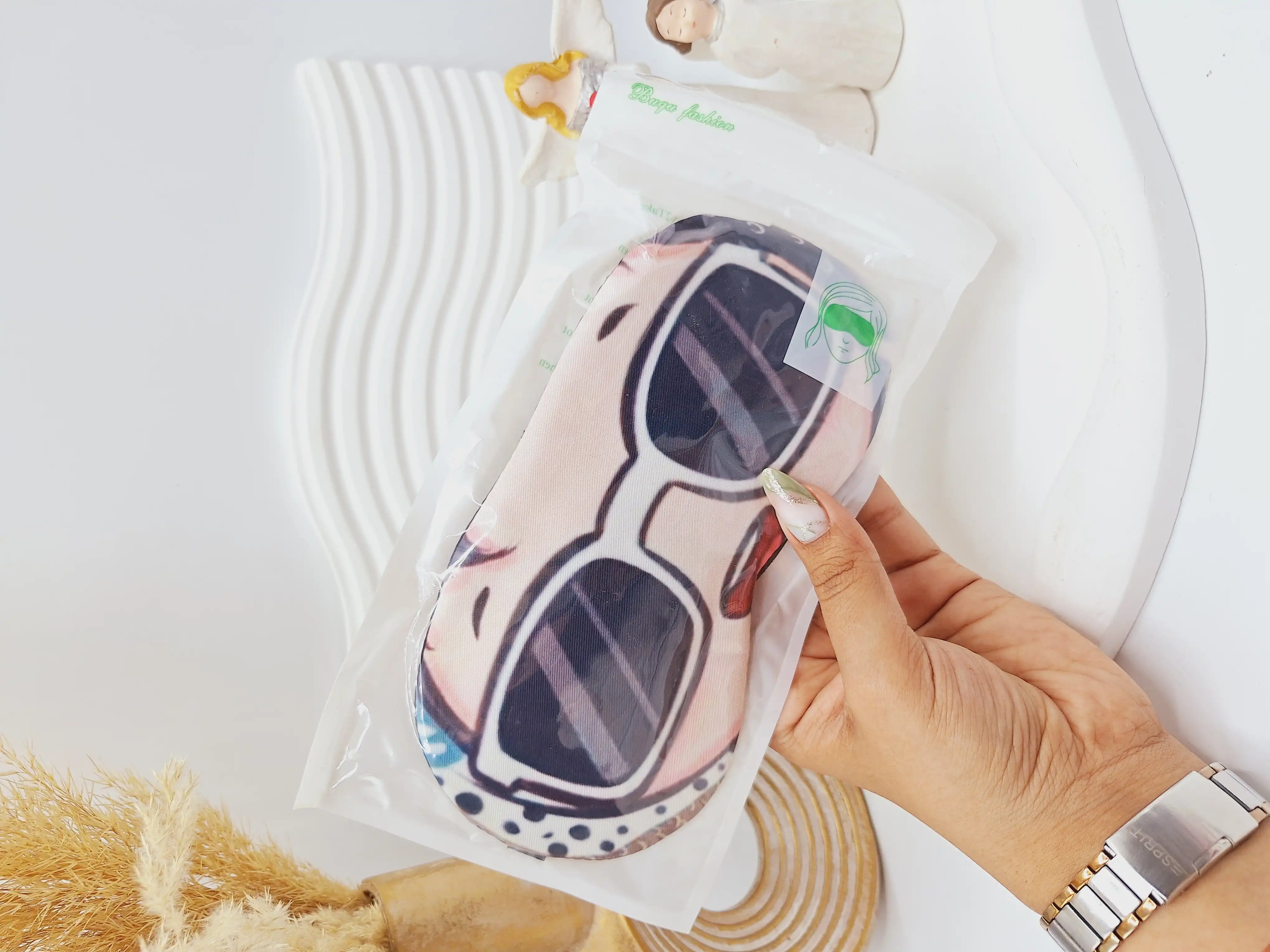 چشم بند کمپرس دار طرح فانتزی نی نی