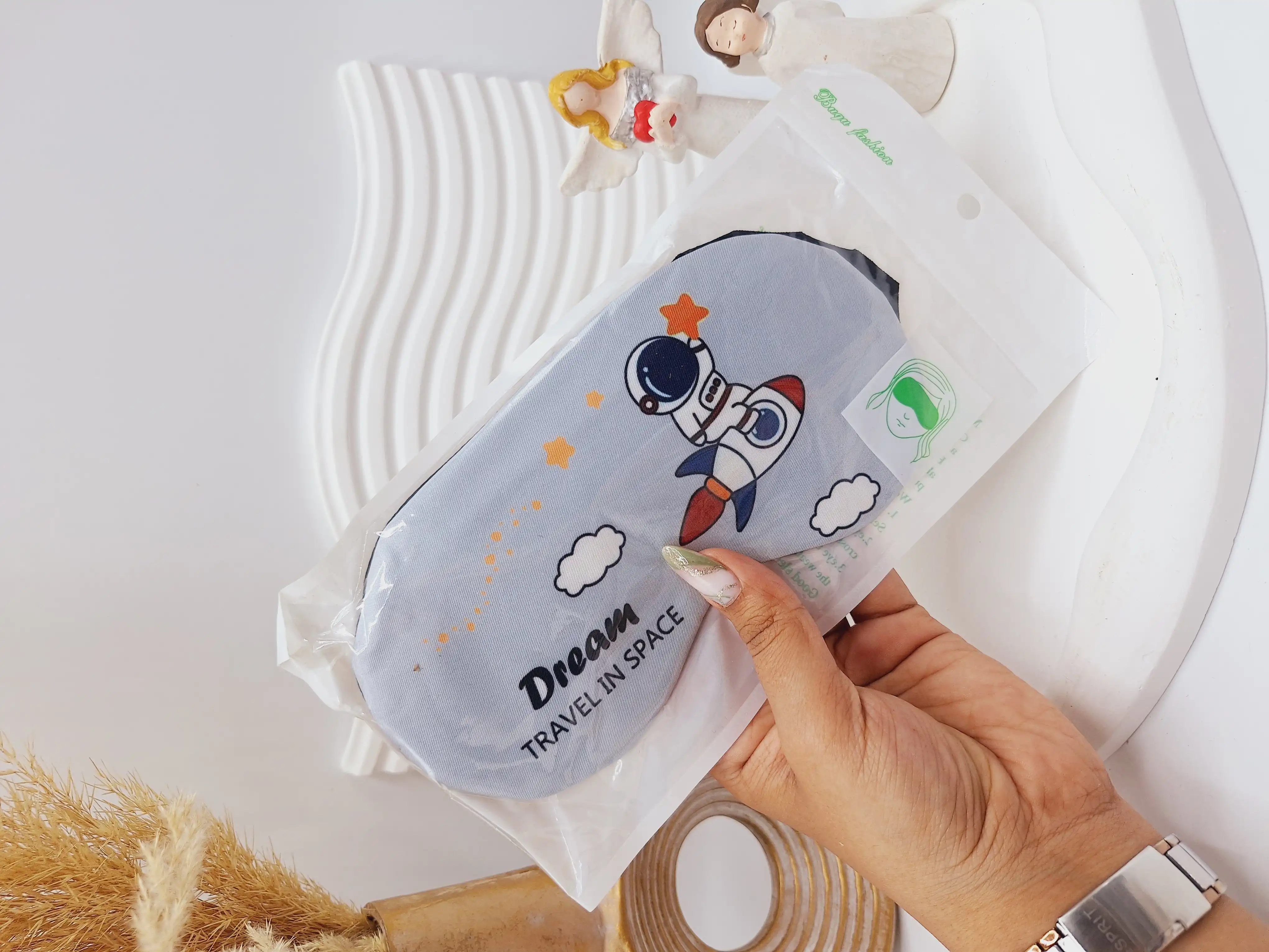 چشم بند کمپرس دار طرح فضانورد