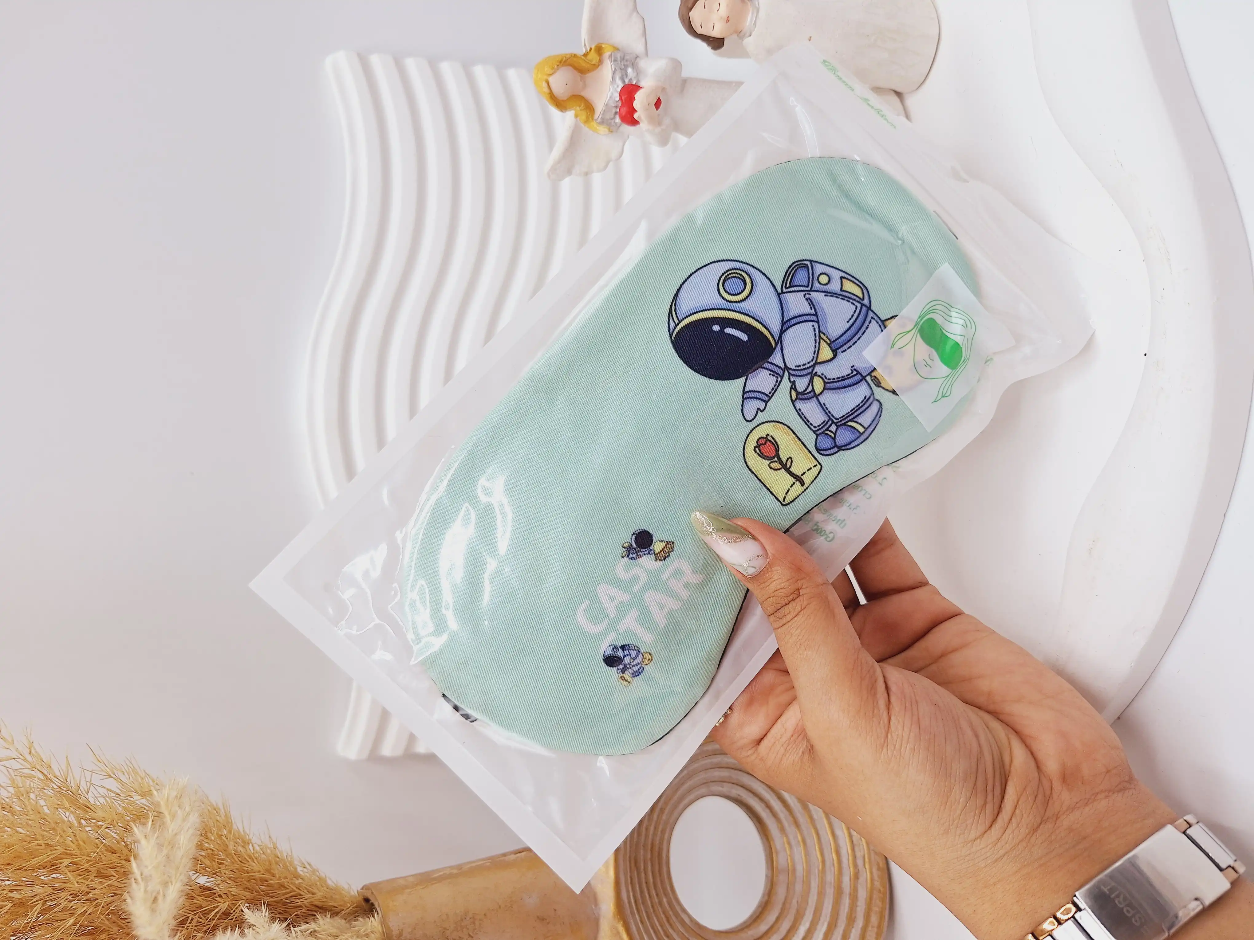 چشم بند کمپرس دار طرح فضانورد